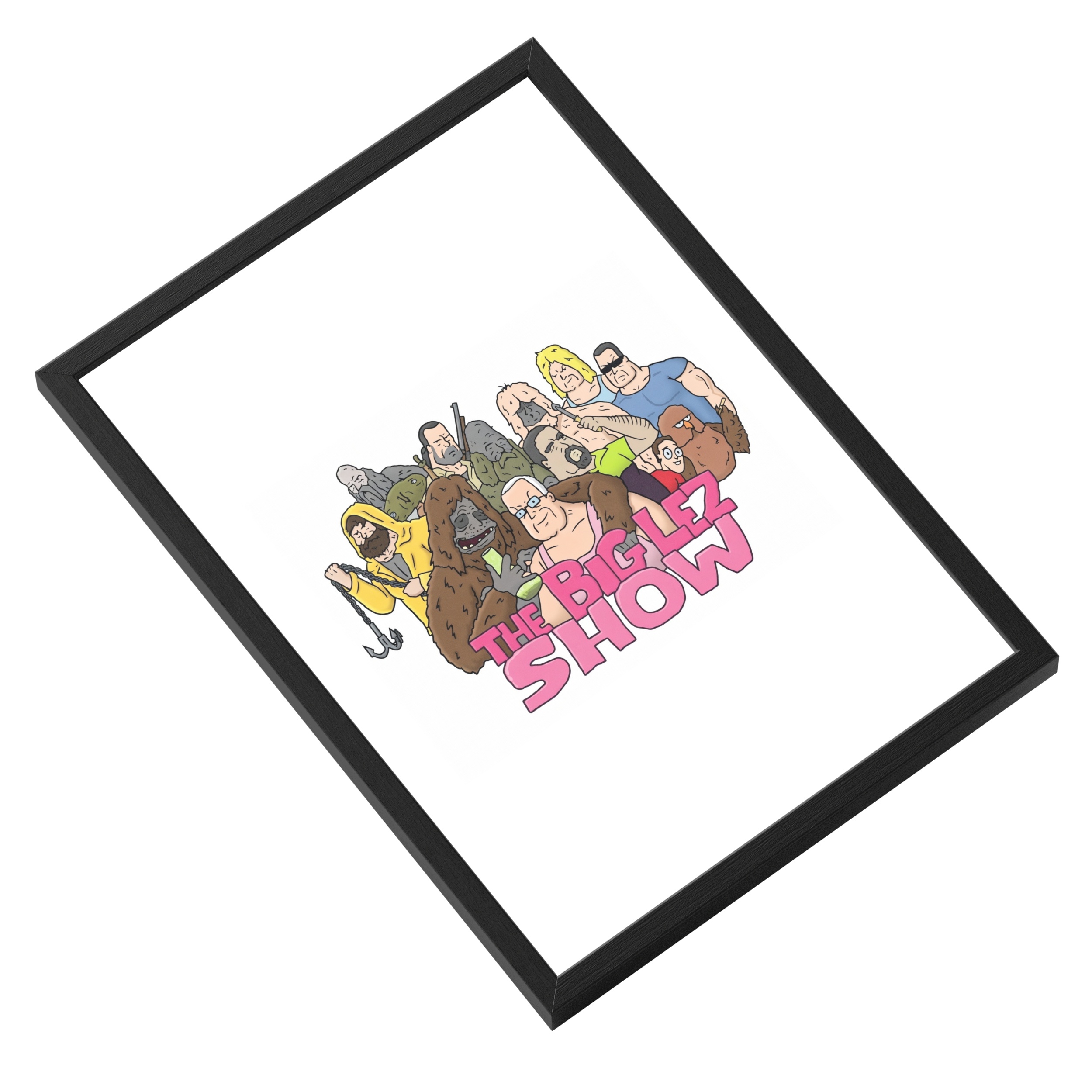 The Big Lez Show Full Cast Sassy Mike Nolan Quentin Norton Chaos — angled view