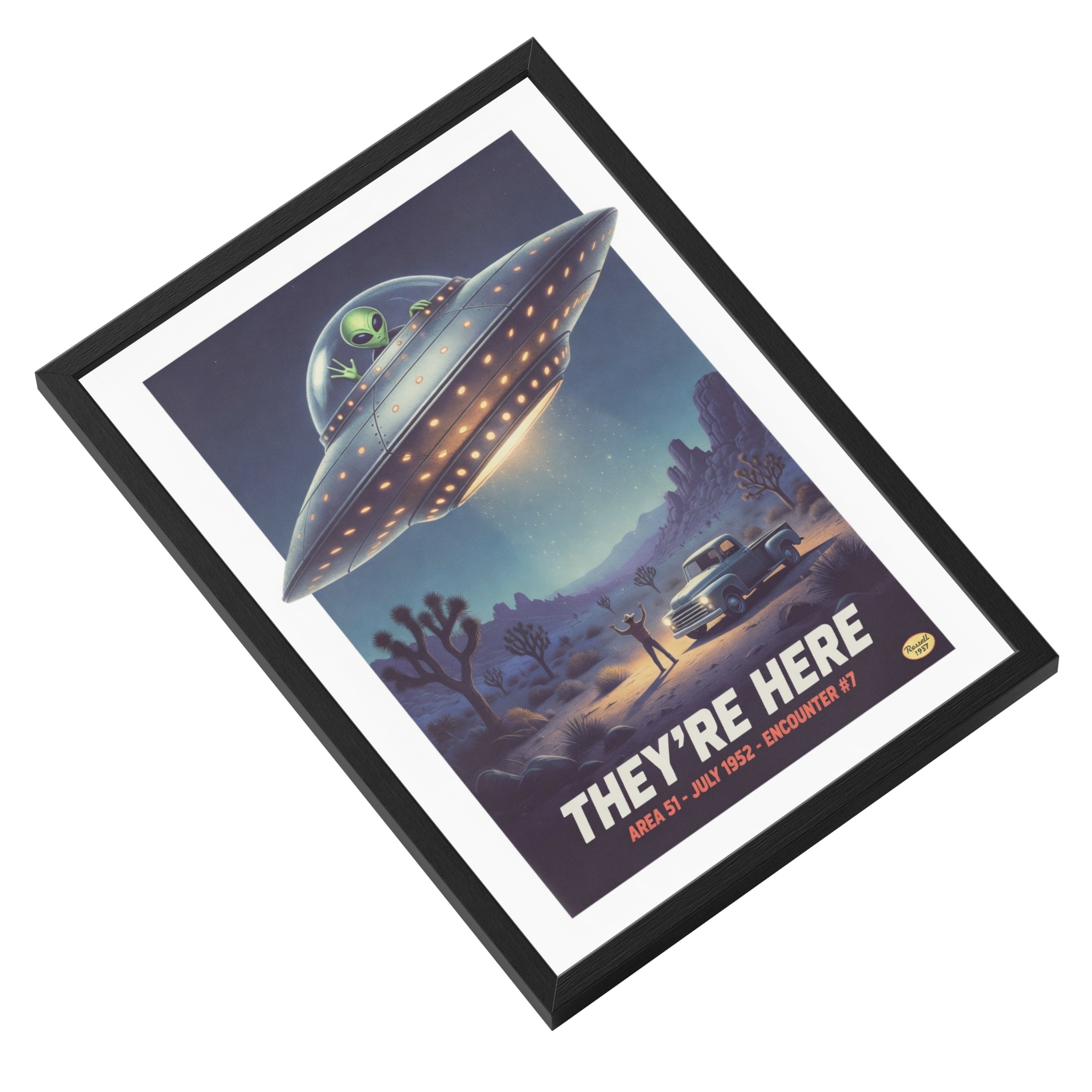 They Re Here Theyre Bob Lazar Ufo S4 Area Command Unknown — angled view