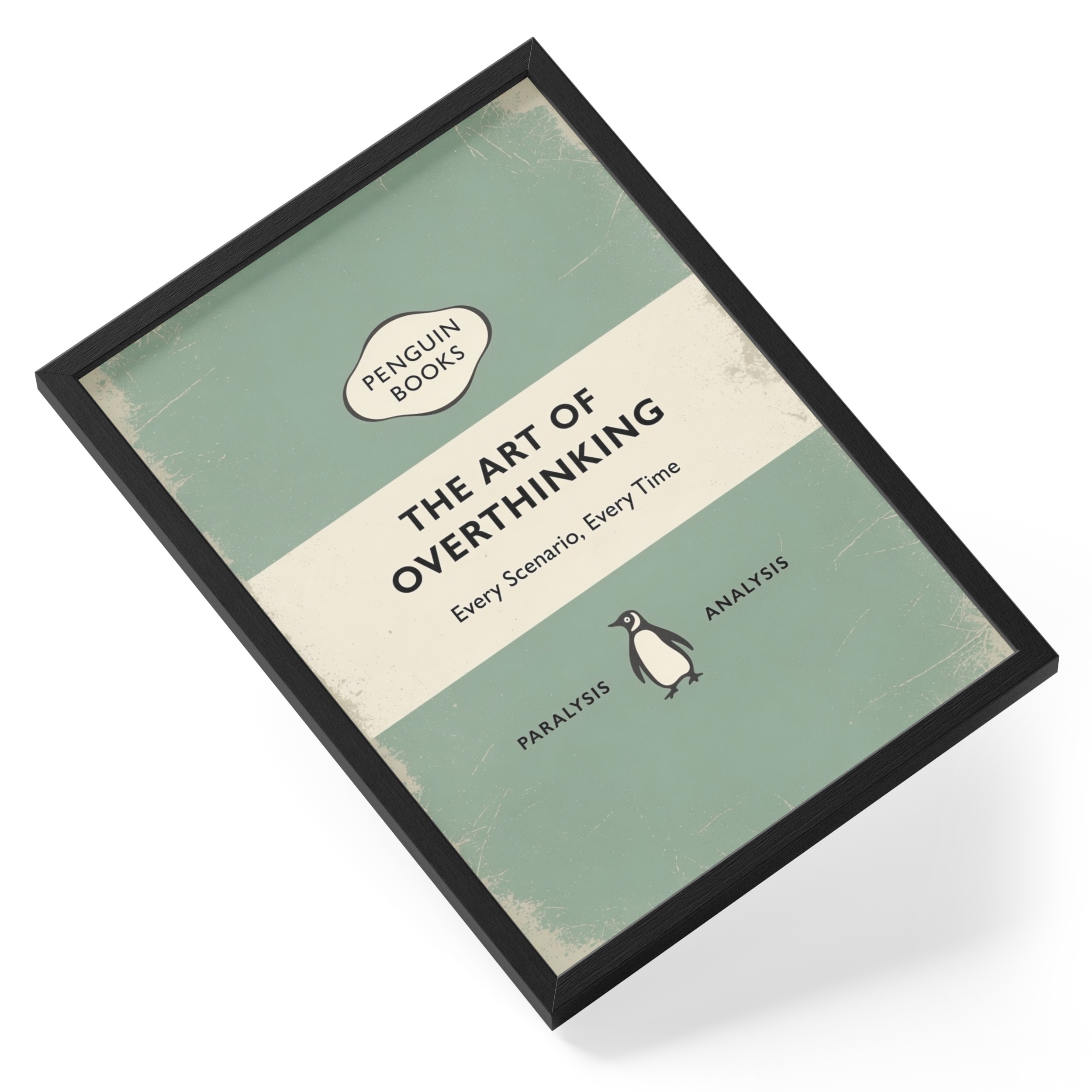 The Art Of Overthinking Paralysis Analysis Scenario Time Endlessly — angled view