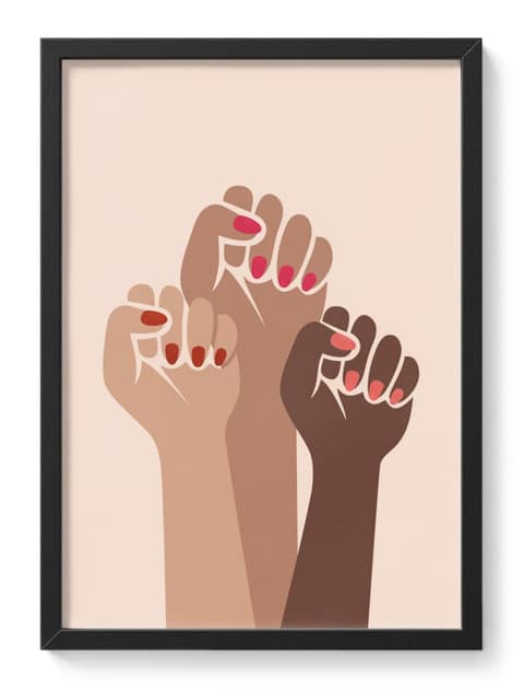Girl Power Female Empowerment Bold Statement Bright Unapologetic