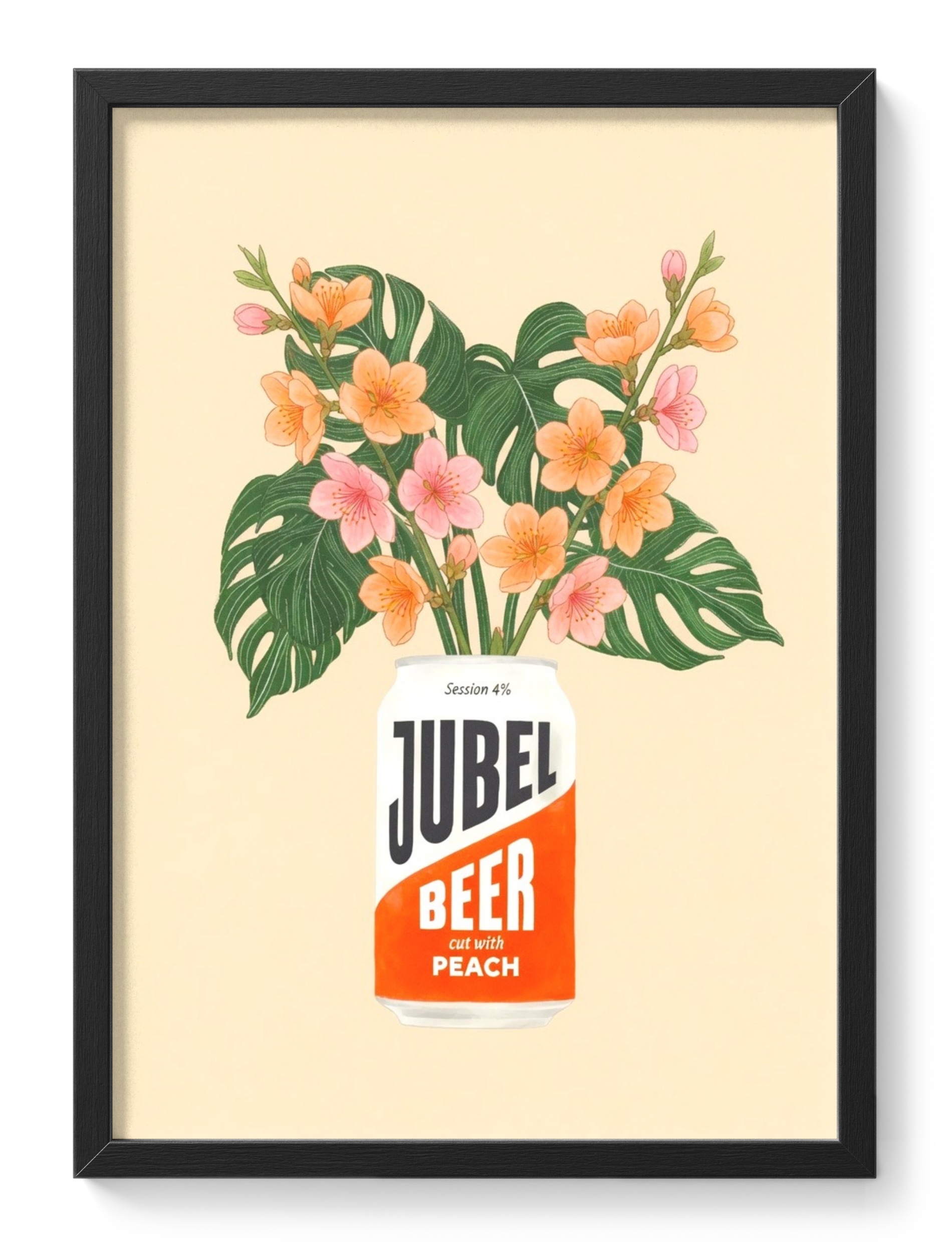 Jubel Beer Cut With Peach Craft Brew Fruit Party Sunny Energy Juicy — main view