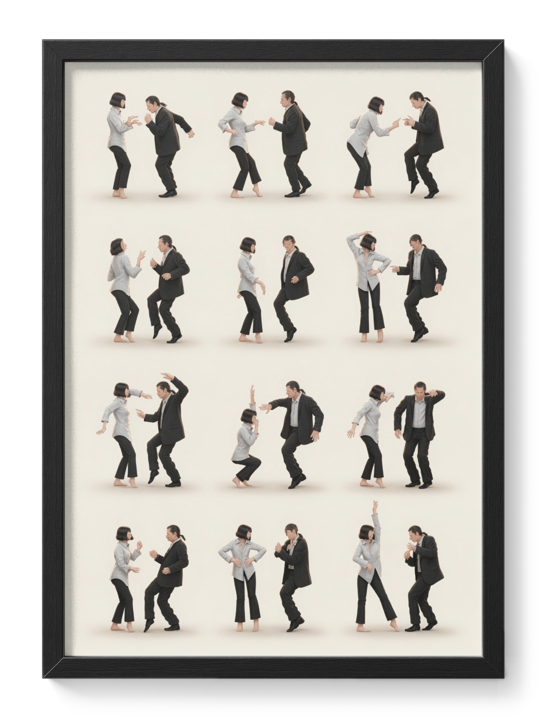 Pulp Fiction Dance Iconic Movie Twist Scene Legendary Floor Energy — main view