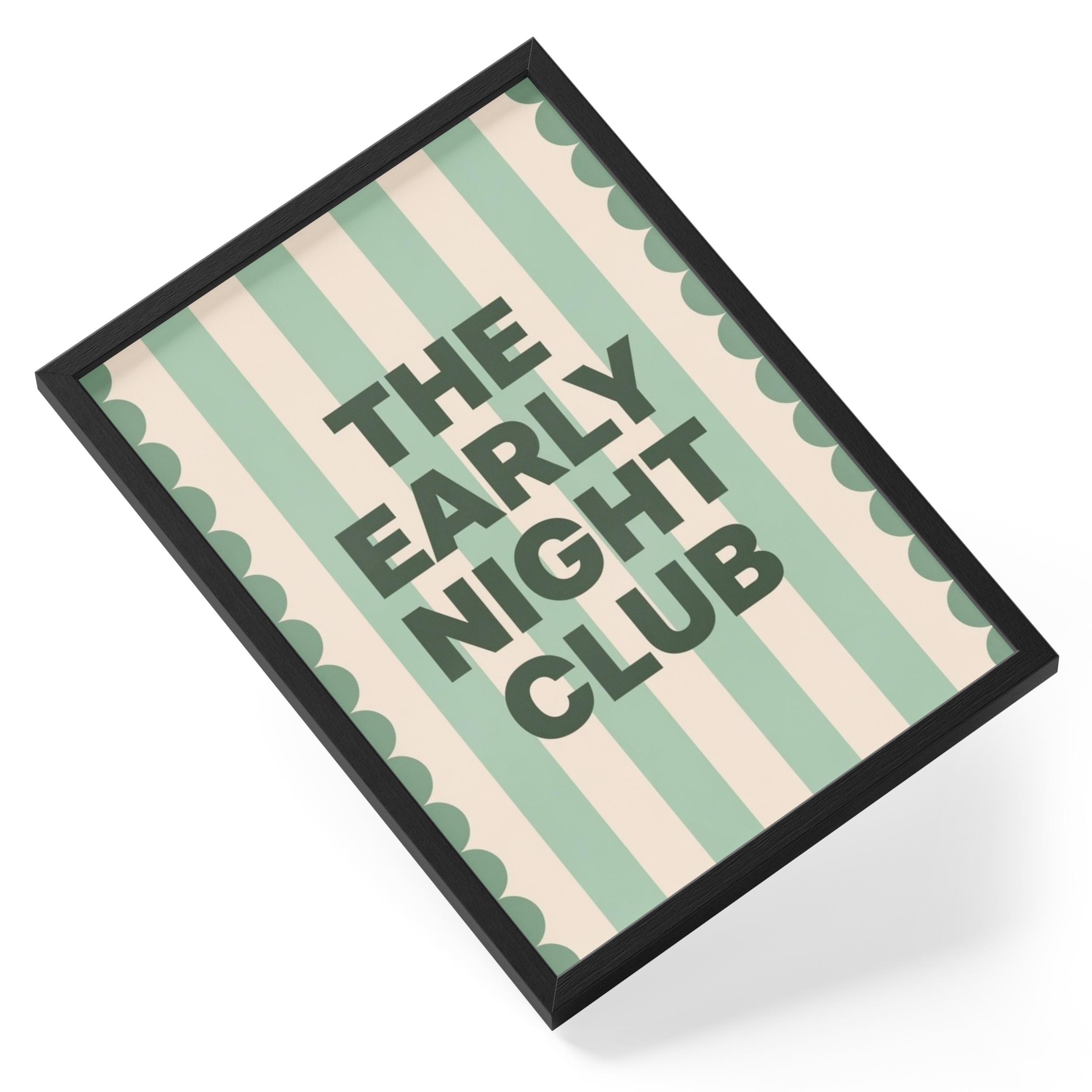 The Early Night Club Funny Introvert Evening Humour Membership Free — angled view