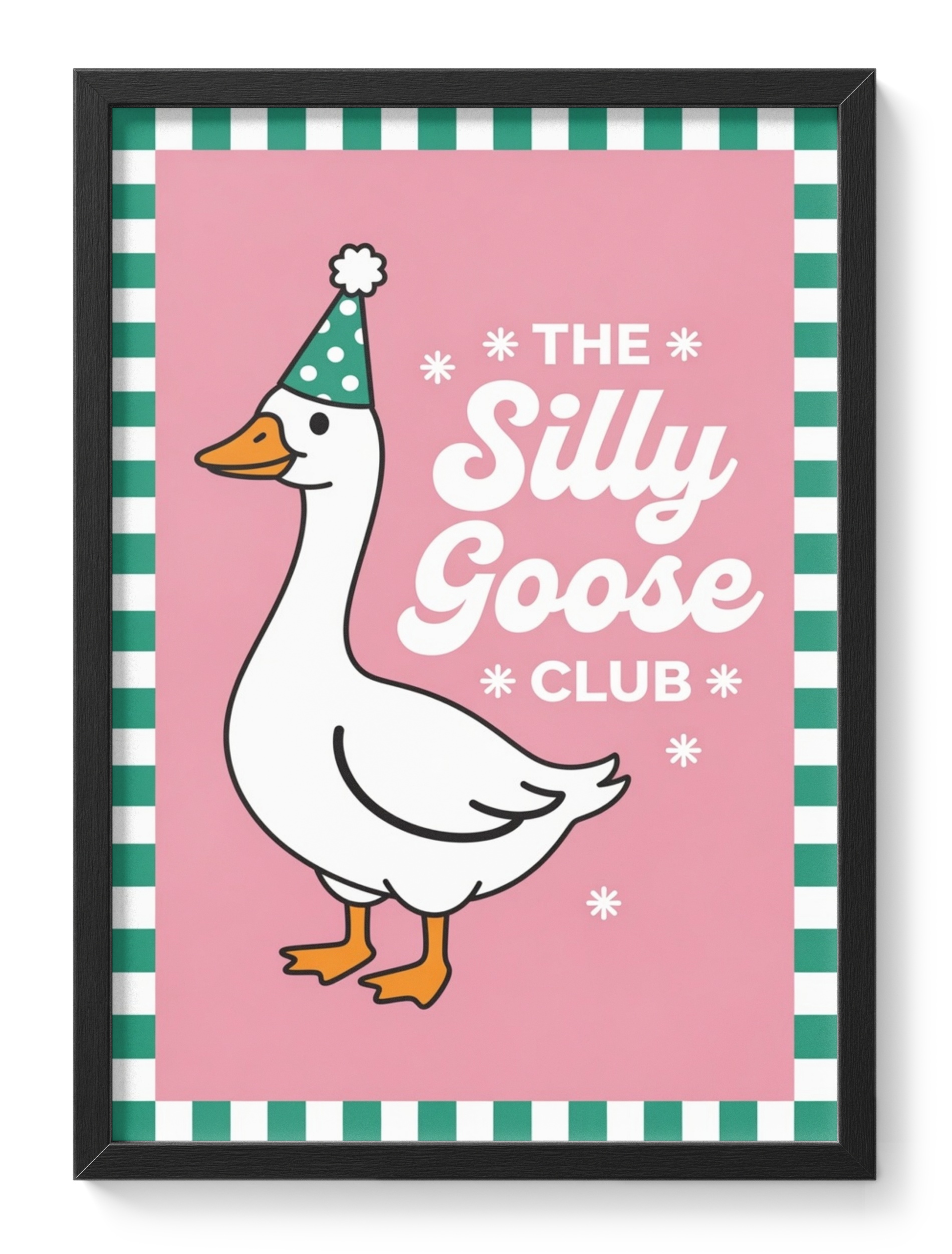 The Silly Goose Club Funny Membership Bird Humour Official Certified — main view