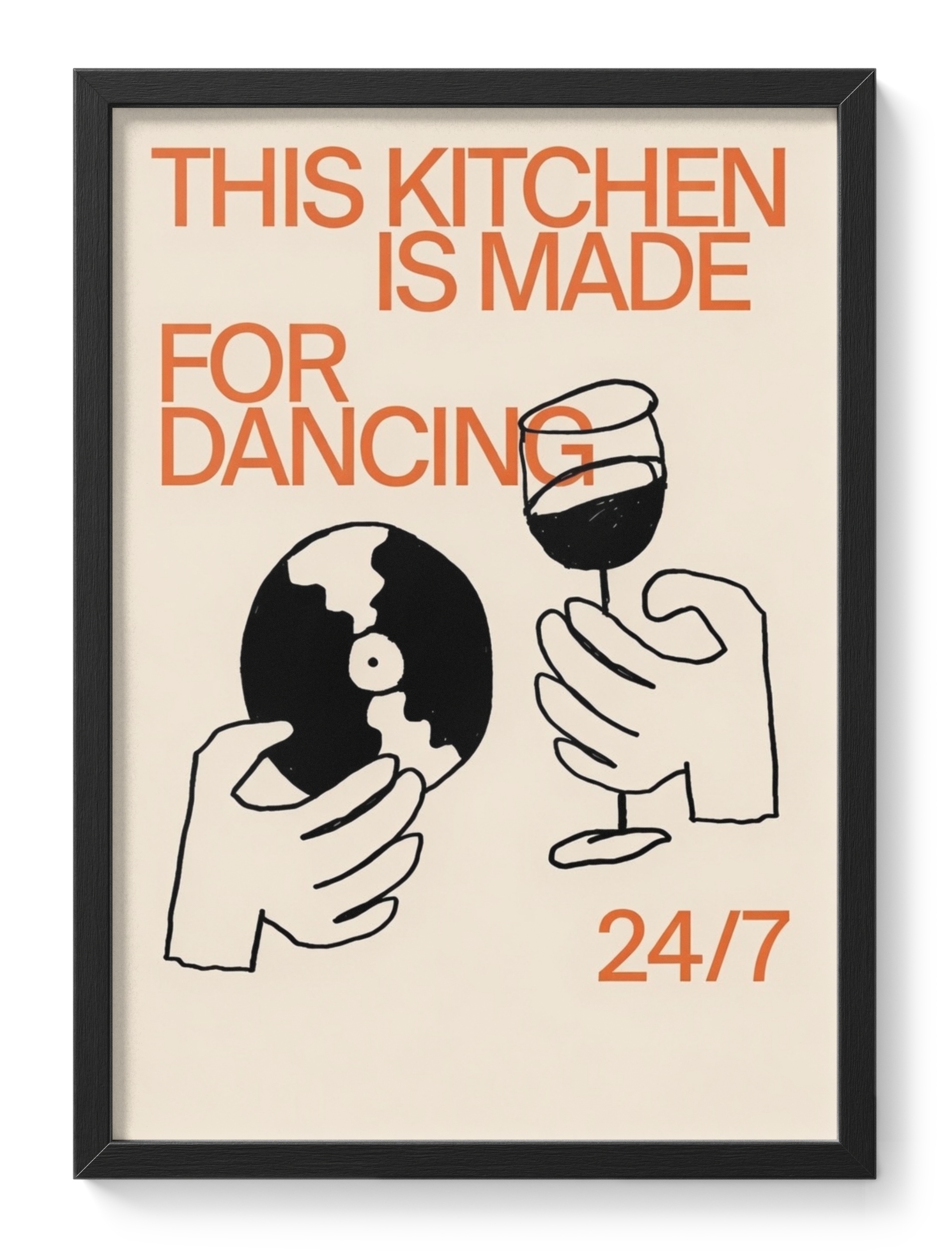 This Kitchen Is Made For Dancing Funny Cooking Music Party Because — main view