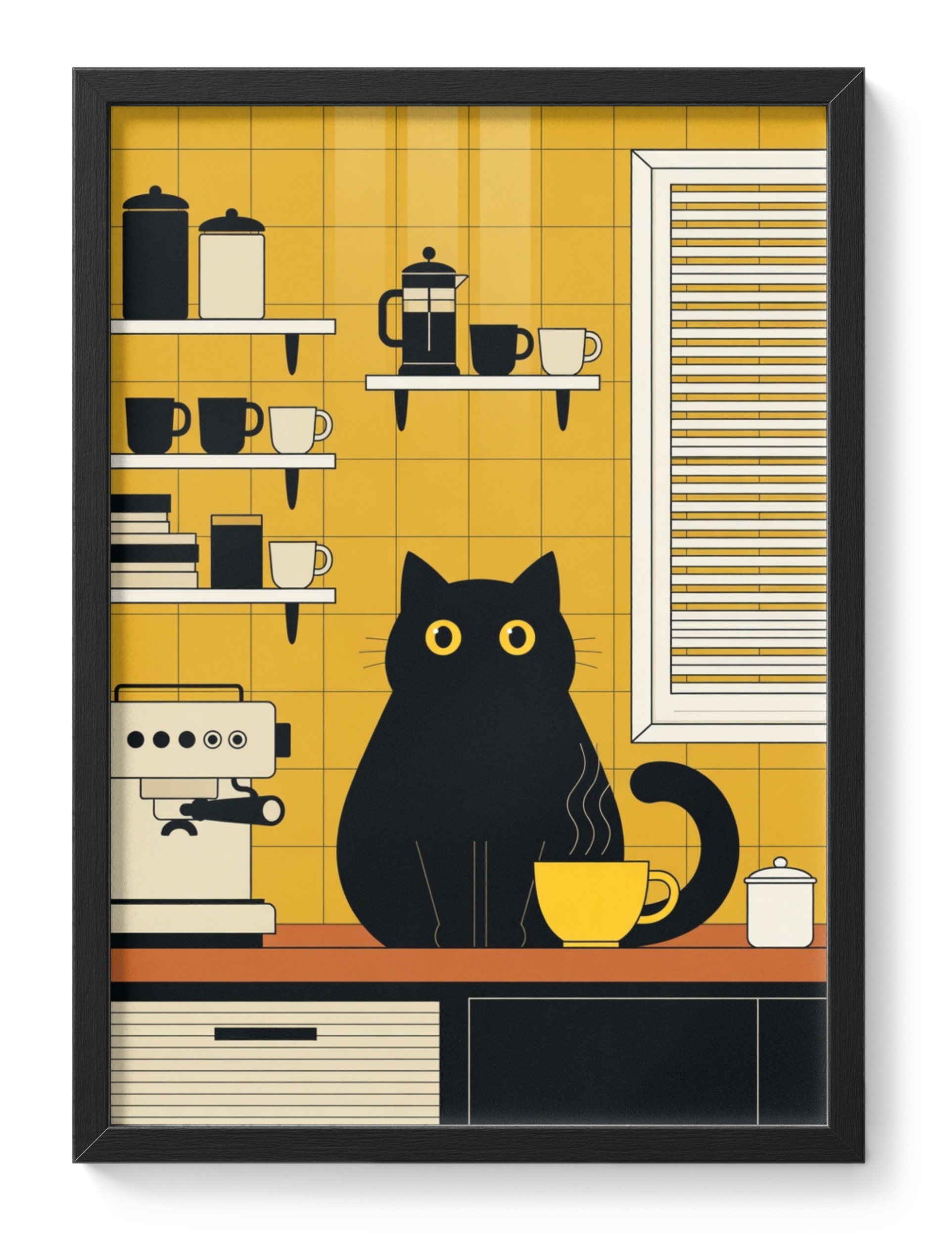 Black Cat Kitchen Cafe Coffee Breakfast Fun — main view