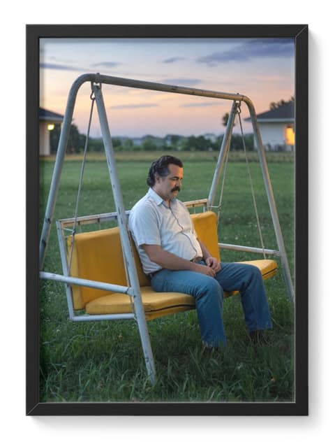 Pablo Escobar On Swing Narcos Mexico Crime Boss El Hefe