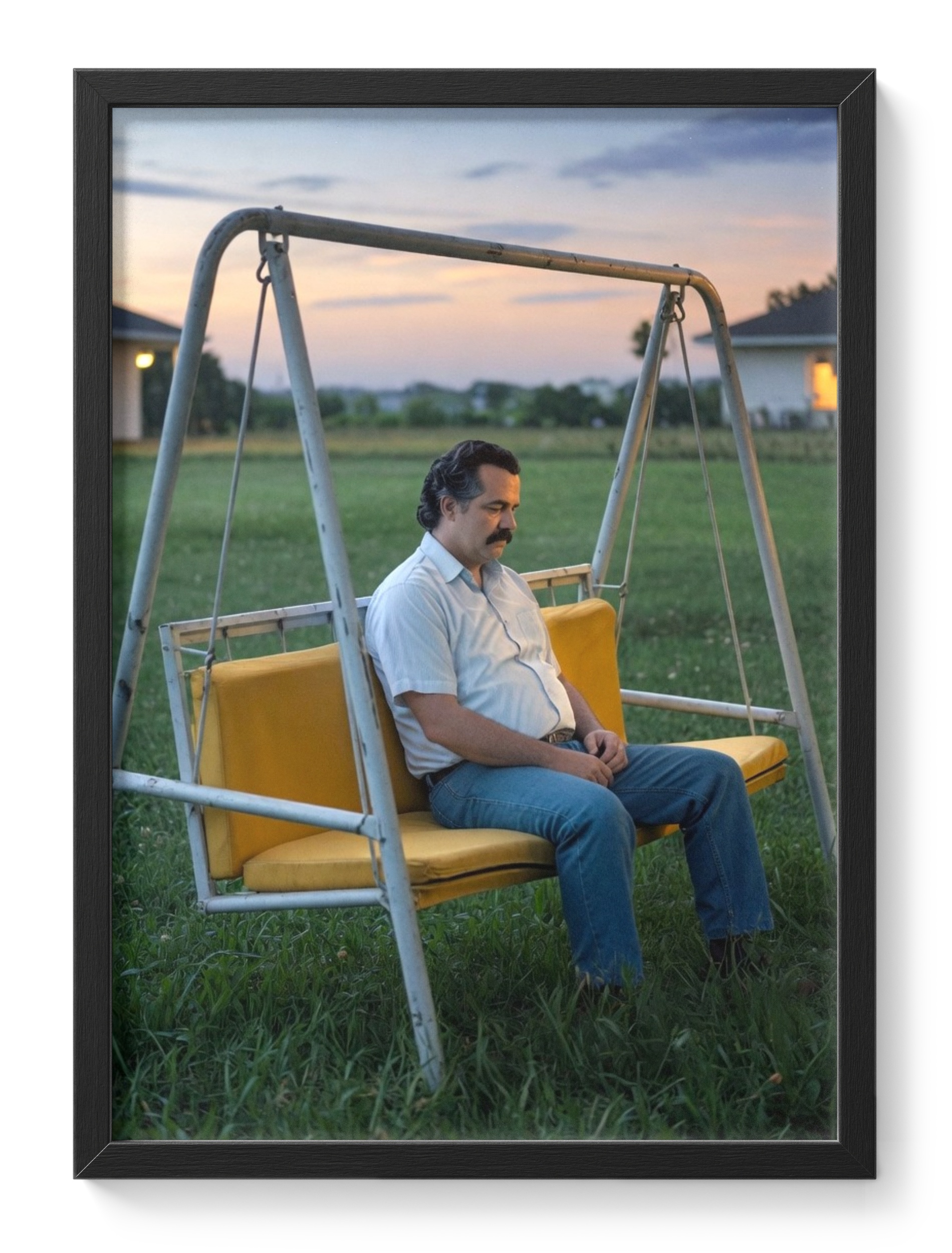 Pablo Escobar On Swing Narcos Mexico Crime Boss El Hefe — main view