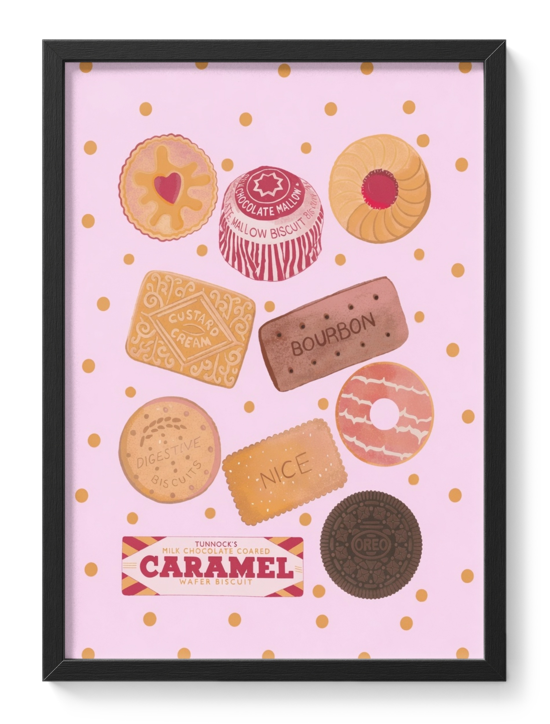 British Biscuits Favourites Tea Time Sweet Treats Fun Jammy Dodgers — main view
