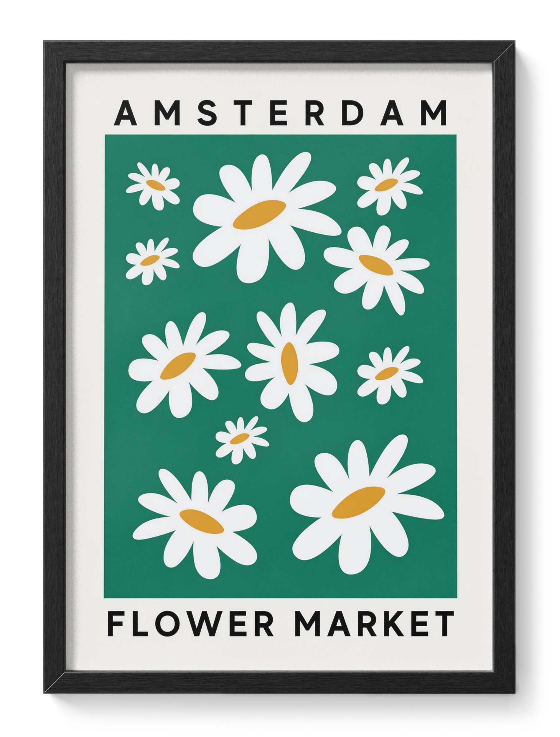 Amsterdam Flower Market Daisies Green Botanical Travel Dutch Floral — main view