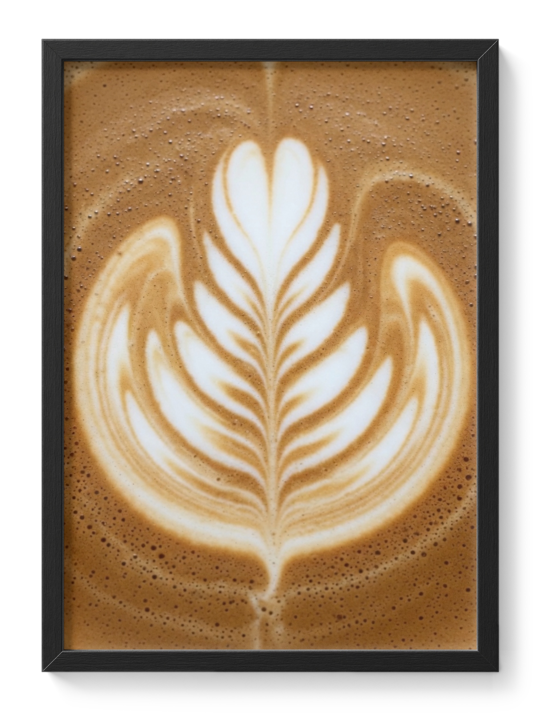 Abstract Coffee Splash Espresso Latte Drip Brown Beige Kitchen Cafe 4 — main view