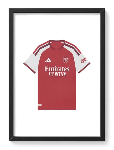 Arsenal Football Shirt Kit Gunners Red White Soccer Club