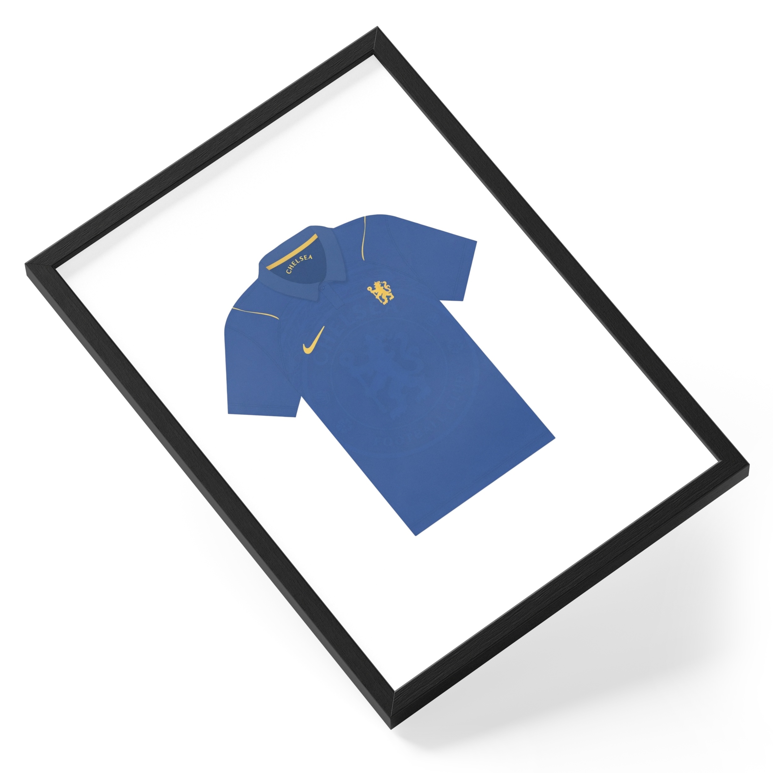 Chelsea Football Shirt Kit Blues Blue Soccer Club — angled view