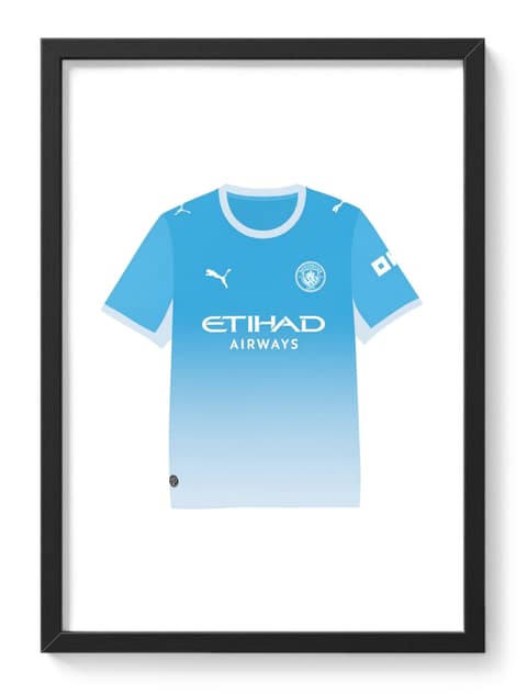 Manchester Football Shirt Kit City Citizens Sky Blue Soccer