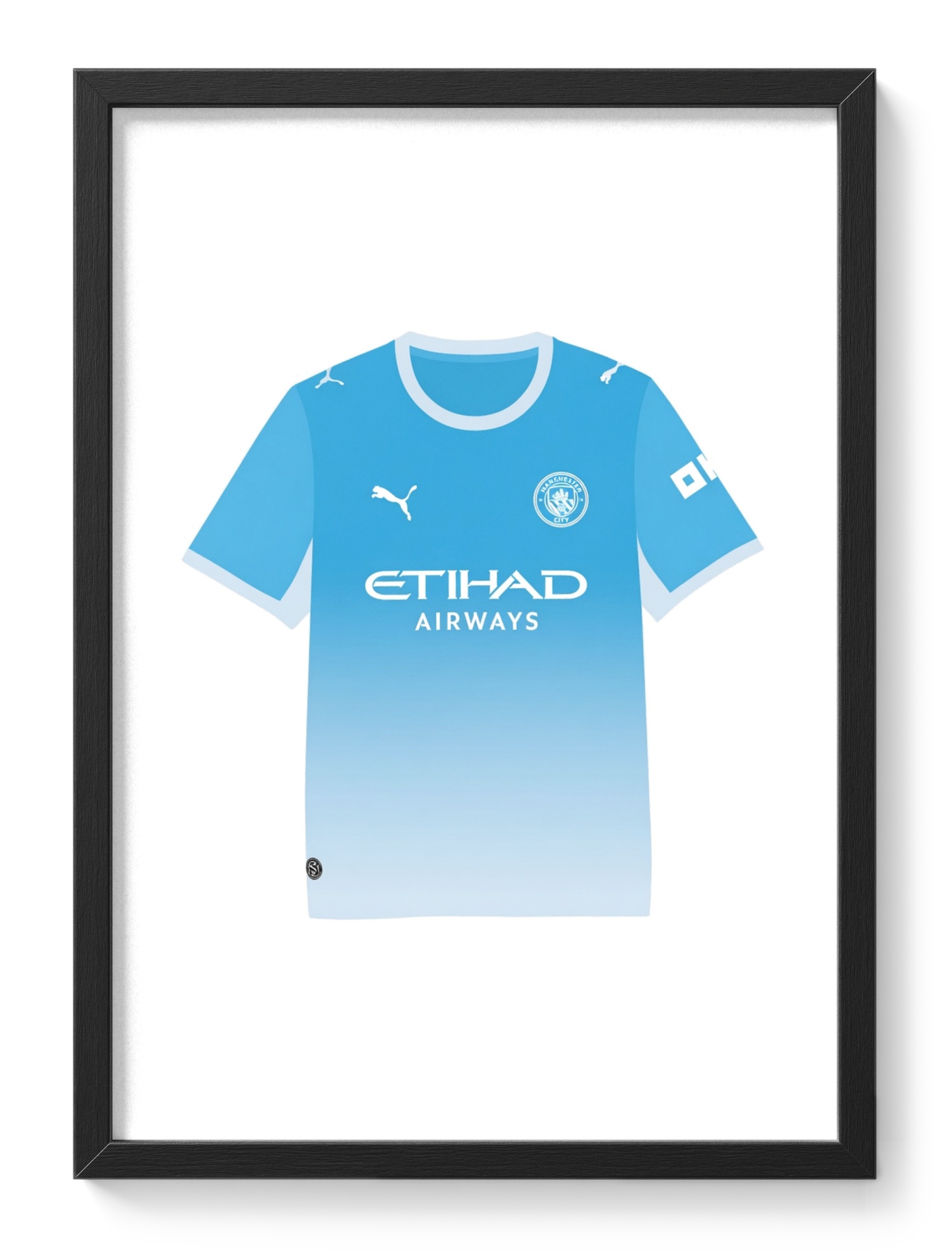 Manchester Football Shirt Kit City Citizens Sky Blue Soccer — main view