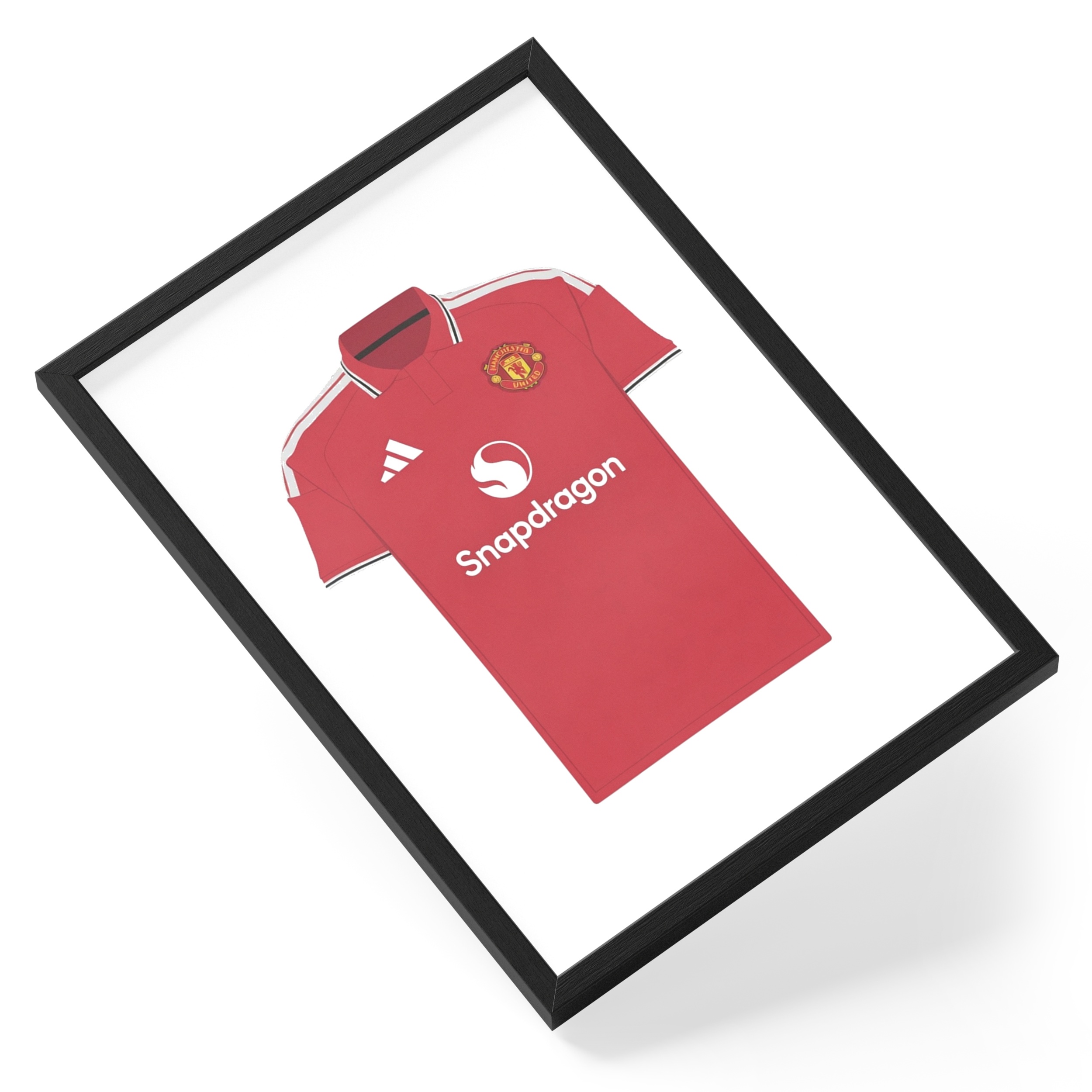 Manchester United Football Shirt Kit Red Devils Soccer Club — angled view
