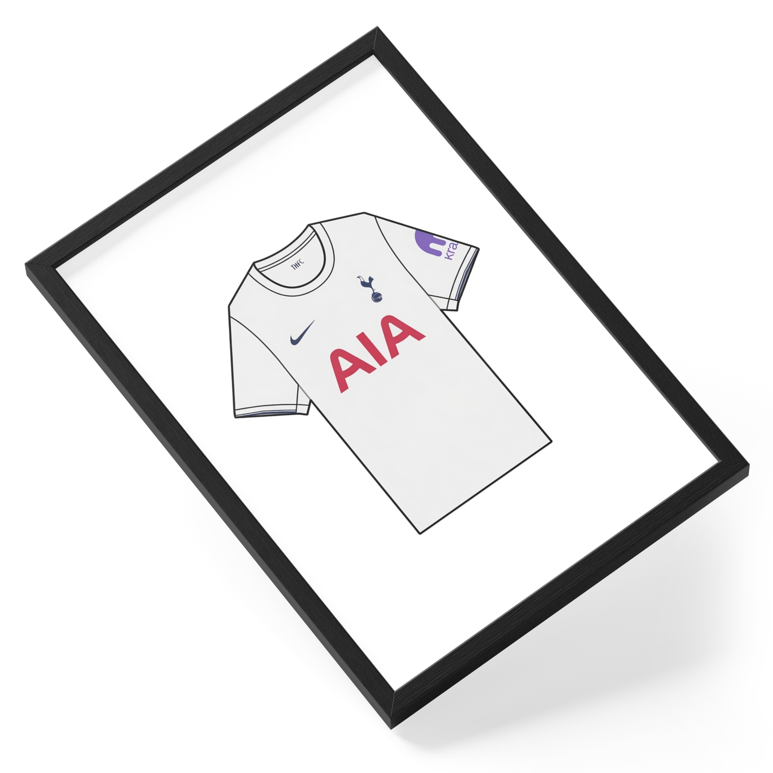 Tottenham Hotspur Football Shirt Kit Spurs White Soccer Club — angled view