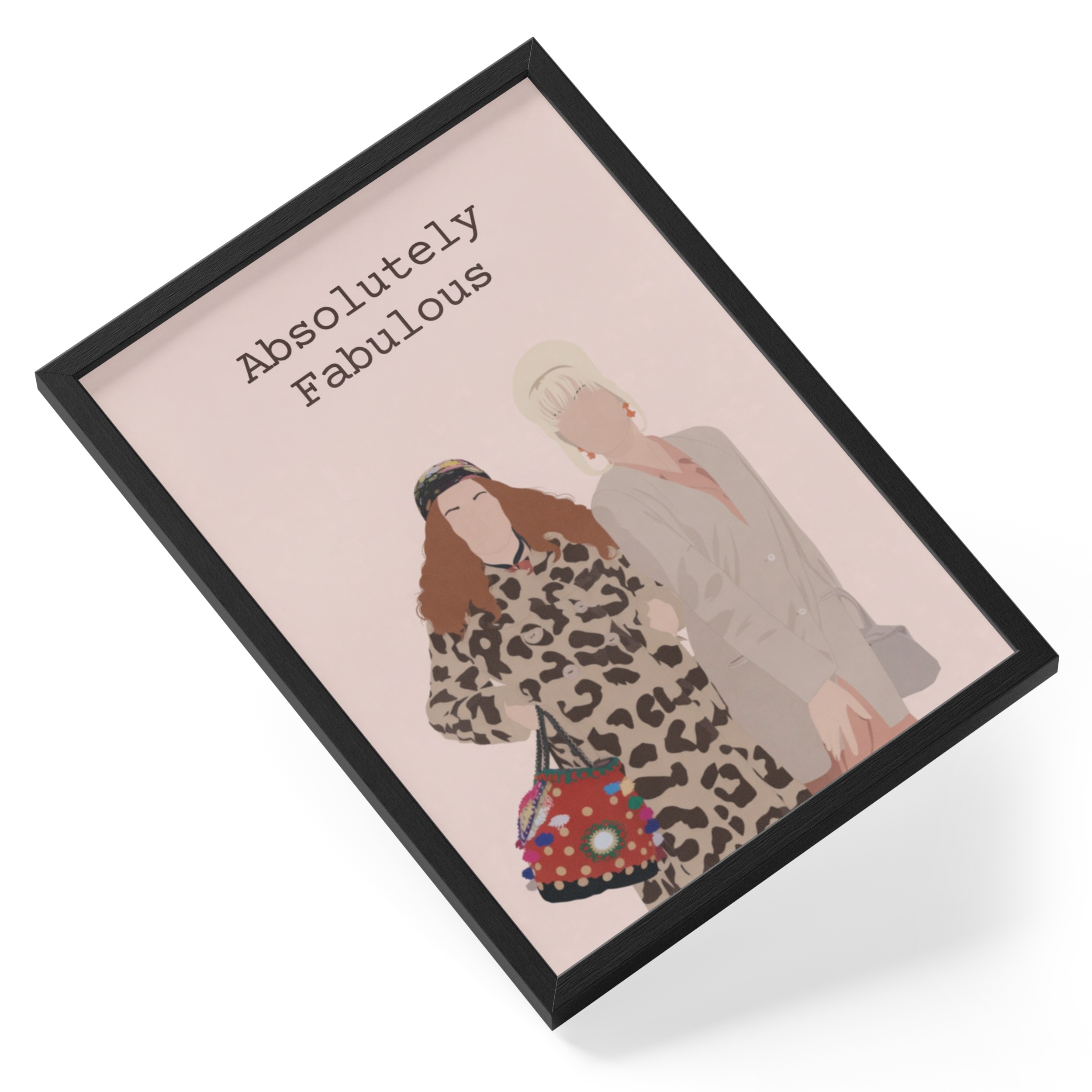 Absolutely Fabulous Edina Patsy Ab Fab British Sitcom Cast Flat — angled view