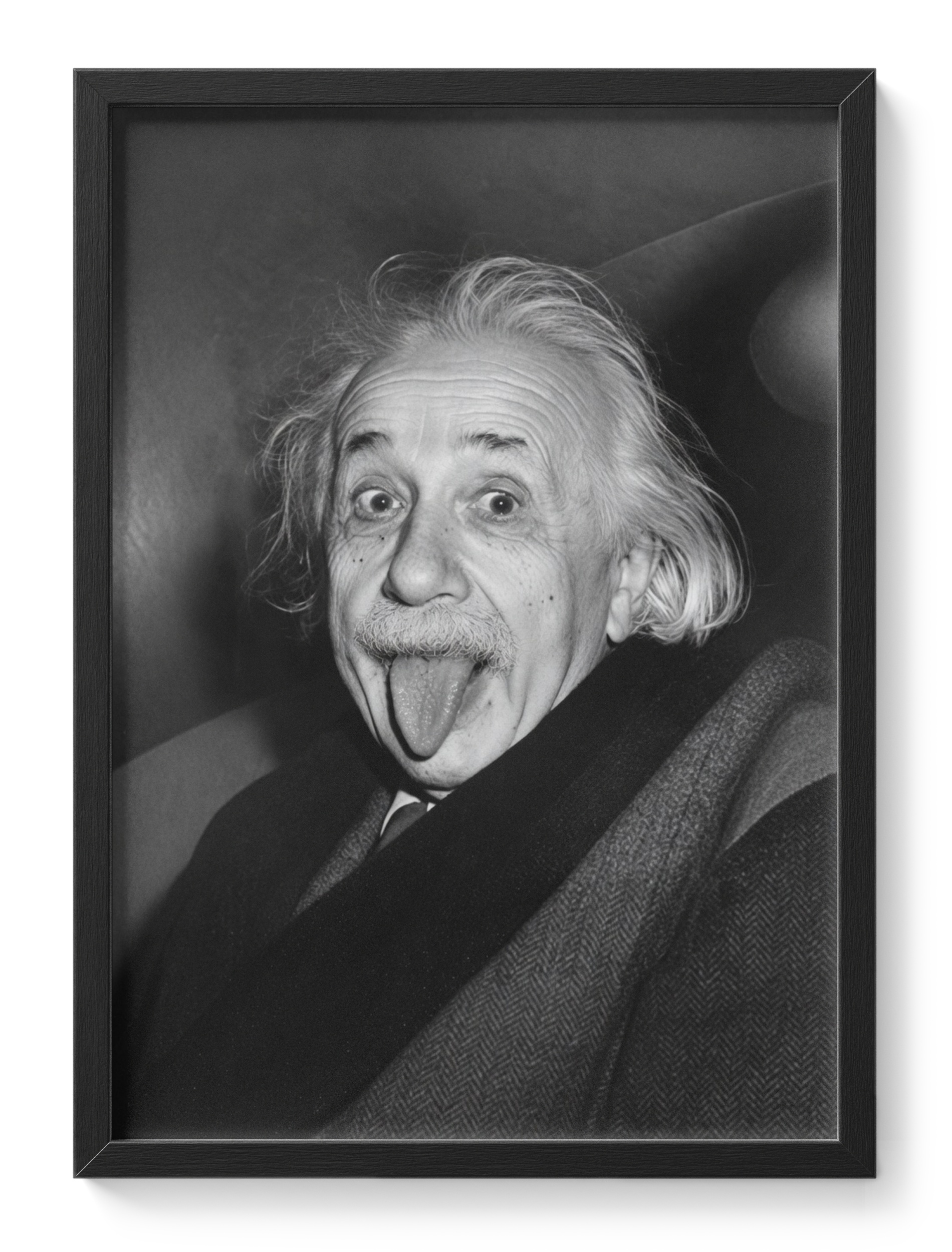 Albert Einstein Tongue Out Classic Portrait Physicist Genius — main view