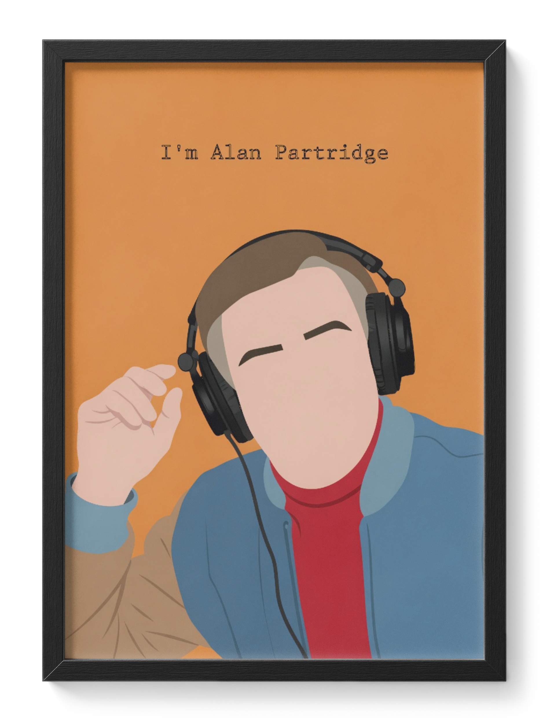 Im Alan Partridge Steve Coogan Radio Headphones Norfolk Comedy — main view