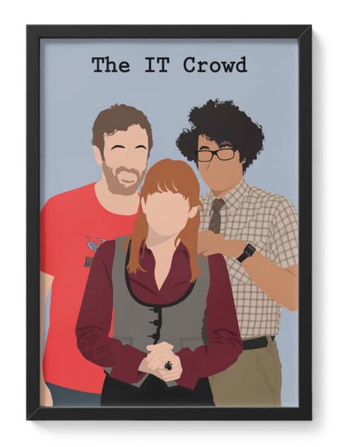 The It Crowd Roy Moss Jen Tech Support British Sitcom Cast