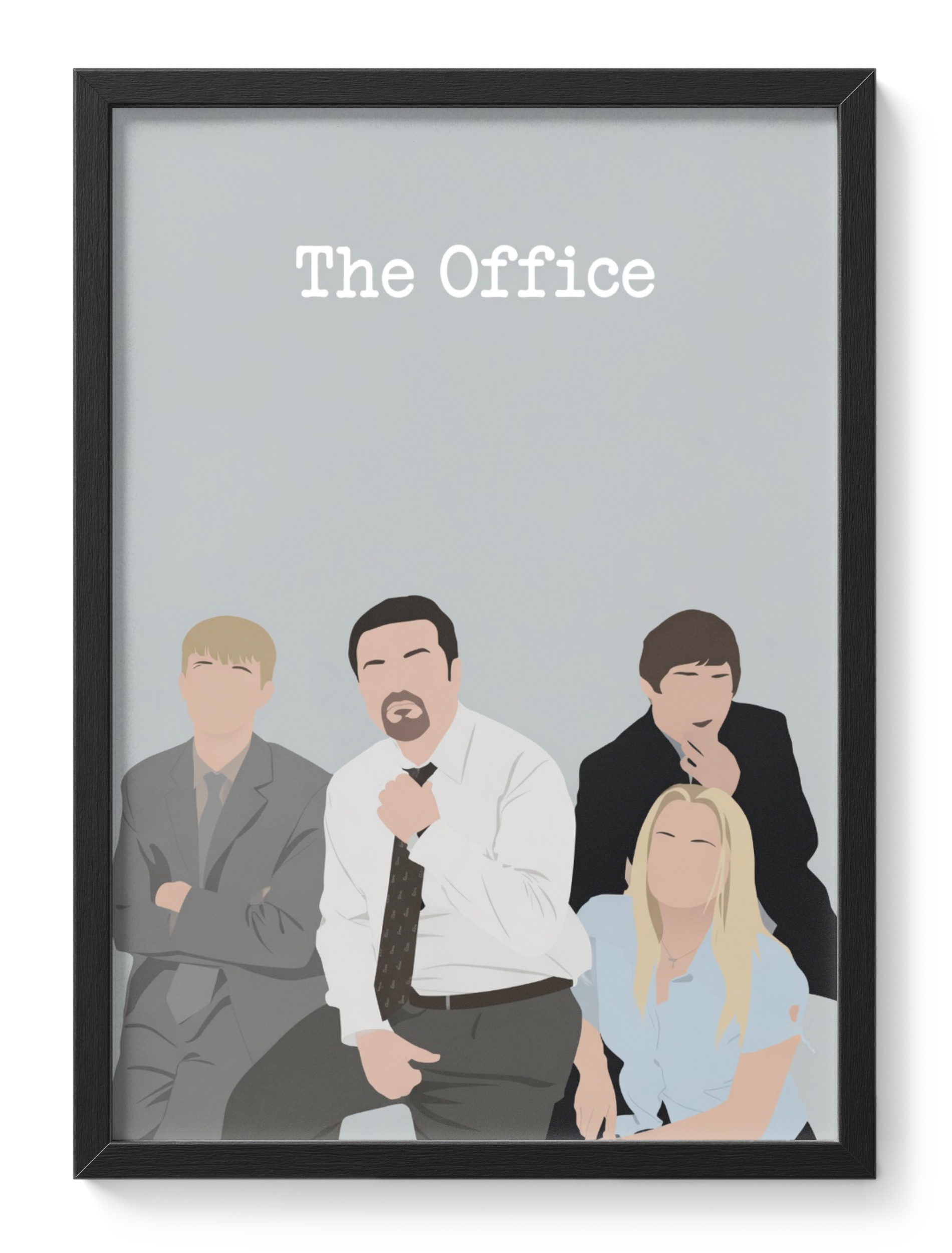 The Office Uk David Brent Tim Dawn Gareth Slough Ricky Gervais Sitcom — main view