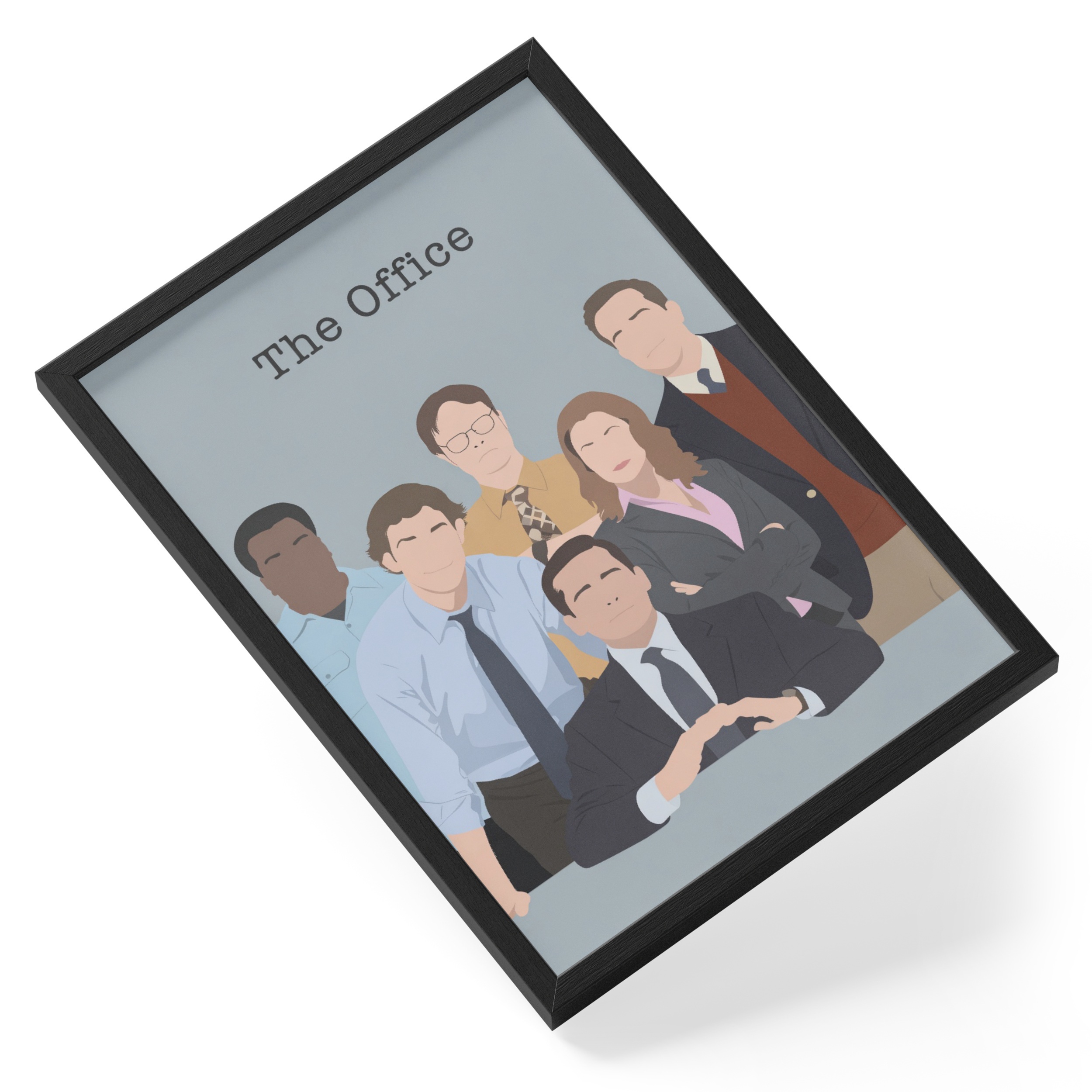 The Office Usa Michael Scott Dwight Jim Pam Dunder Mifflin Sitcom Cast — angled view