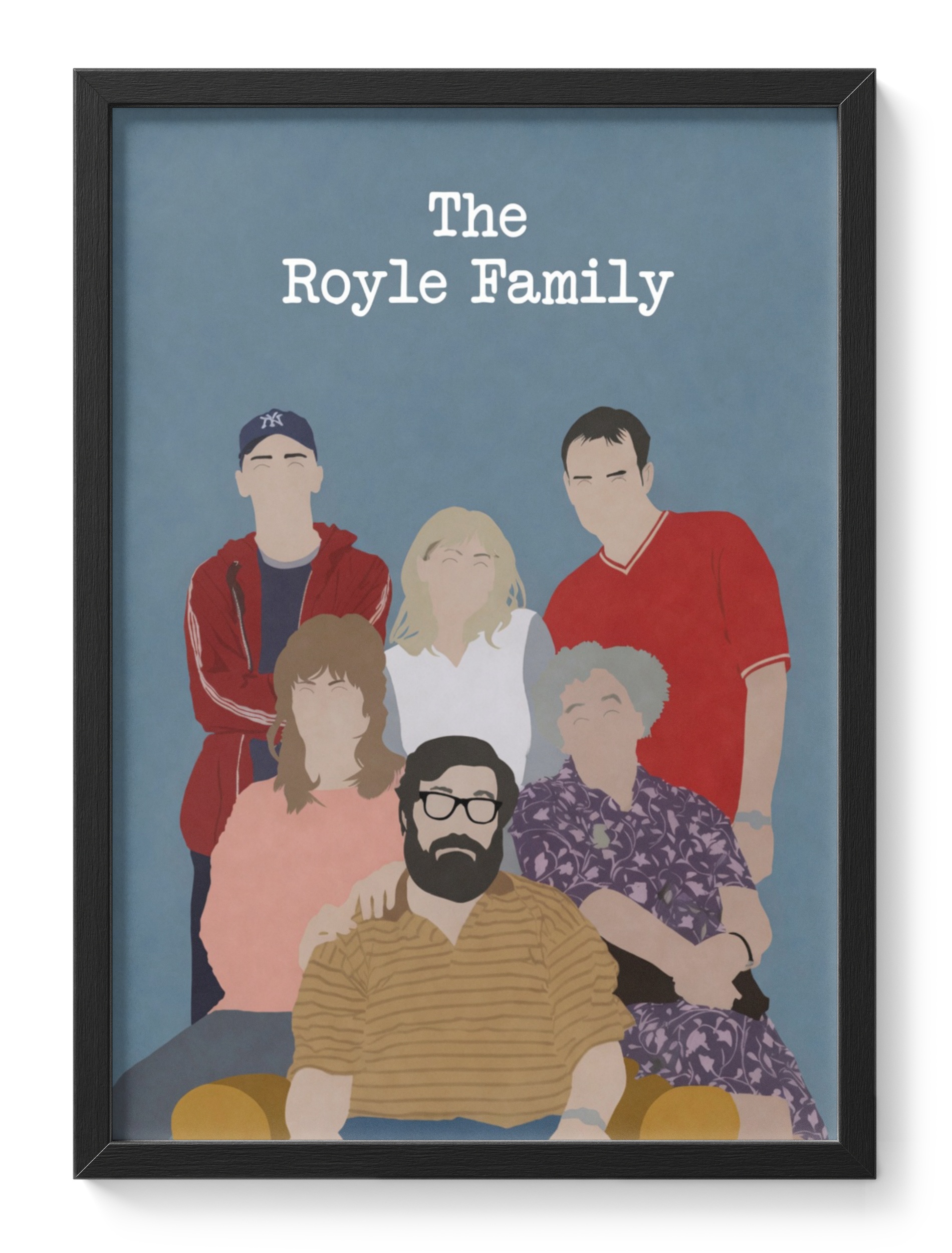 The Royle Family Jim Barb Denise Manchester Sofa British Sitcom Cast — main view