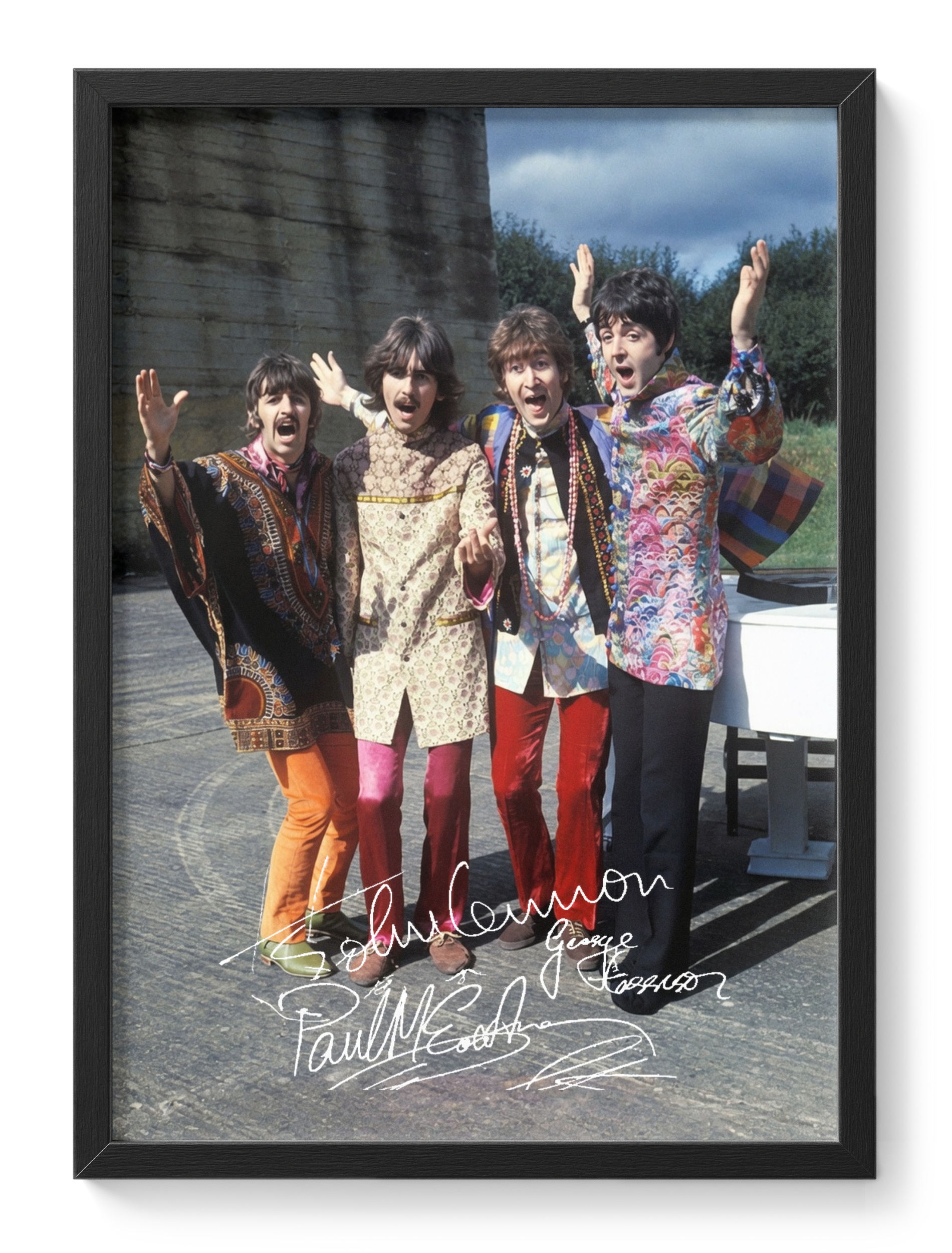 Beatles Magical Mystery Tour Psychedelic 1967 Signed — main view