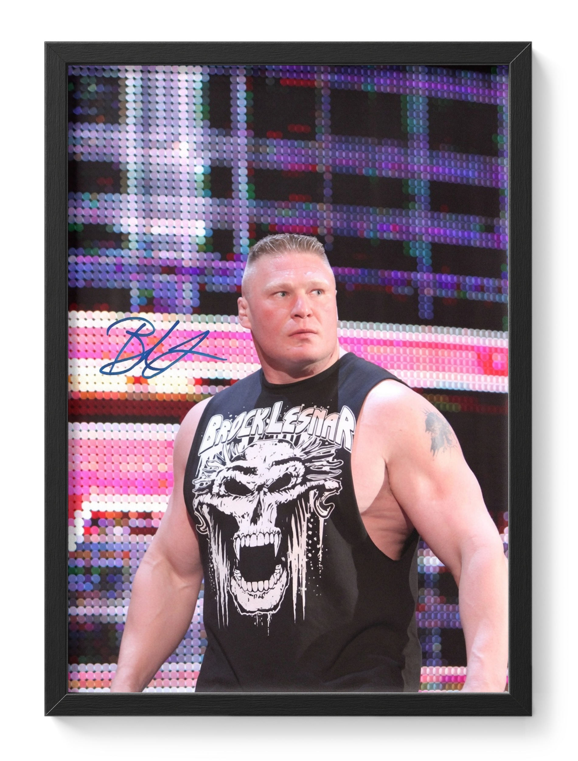 Brock Lesnar Wwe Ufc Champion Wrestler Portrait — main view