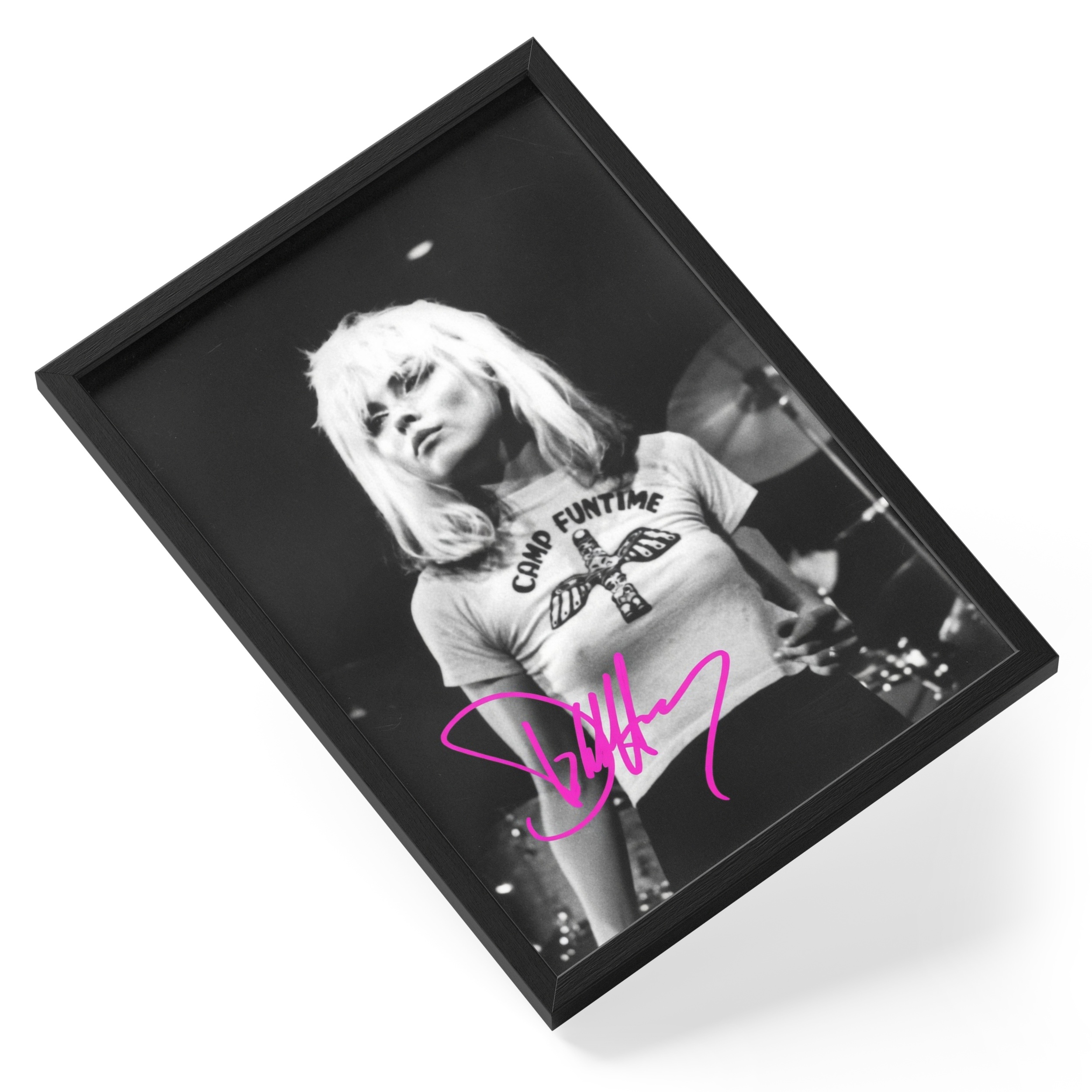 Debbie Harry Blondie New Wave Singer Punk Portrait — angled view