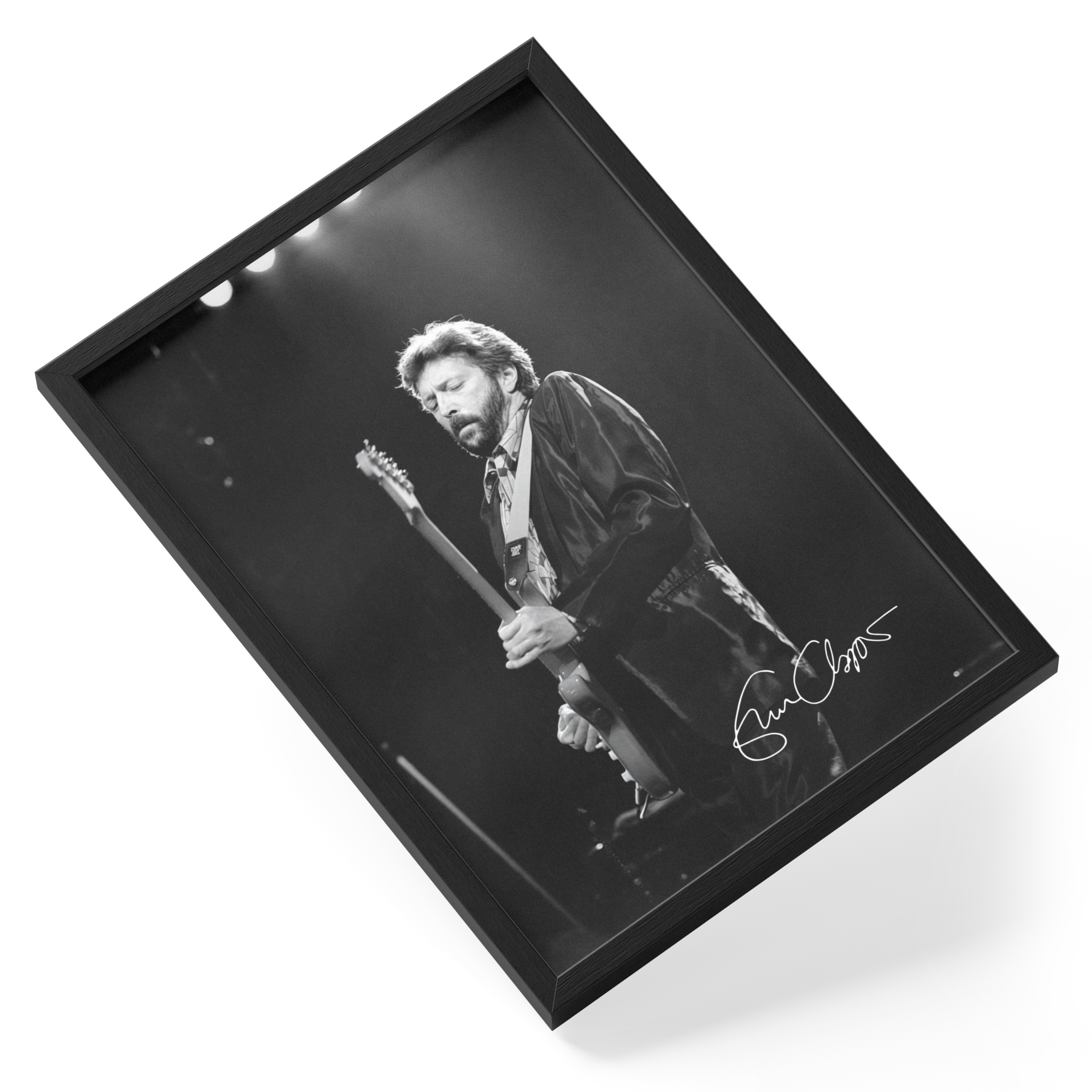 Eric Clapton Royal Albert Hall 1987 Concert Guitarist — angled view