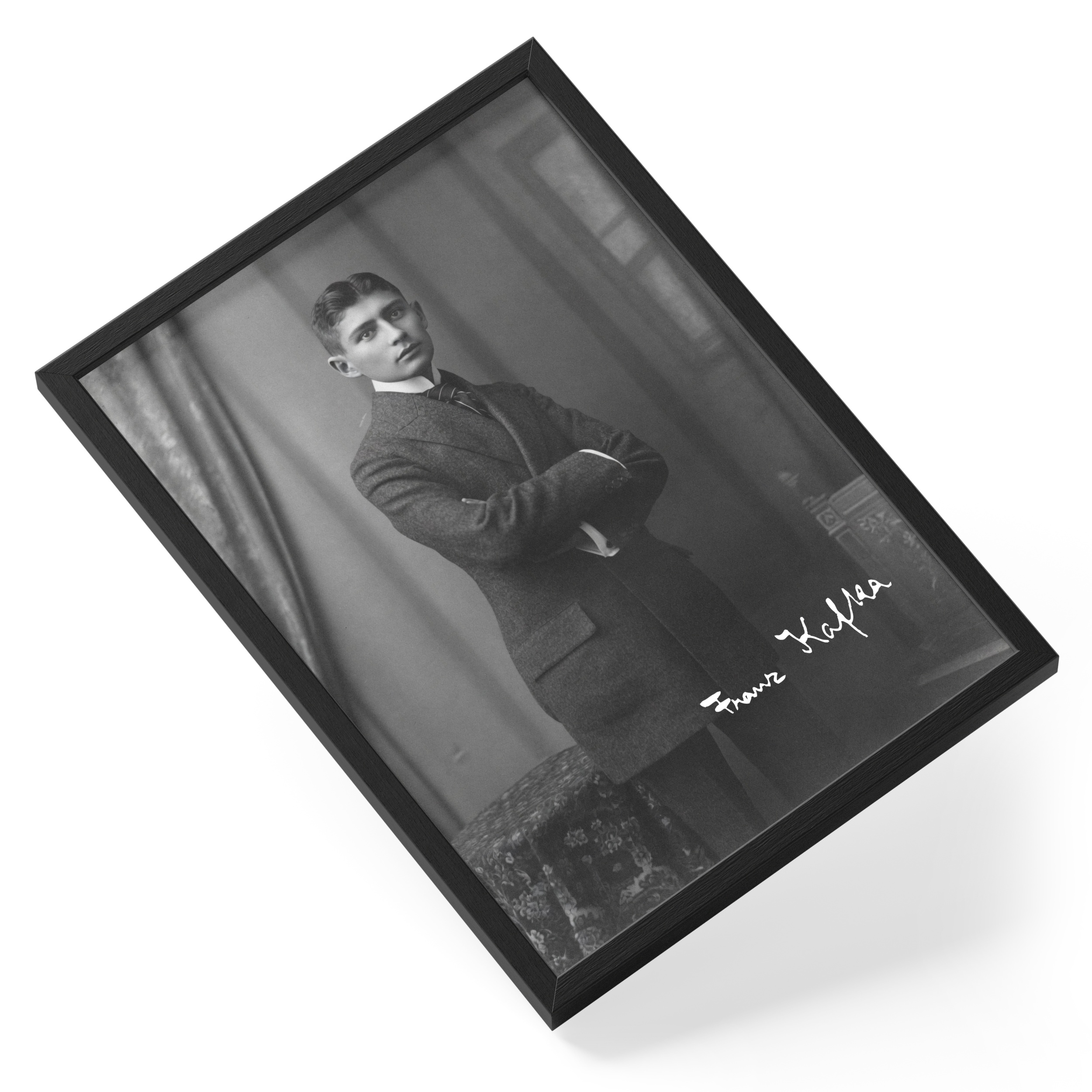 Franz Kafka Author Writer Metamorphosis Classic Portrait — angled view