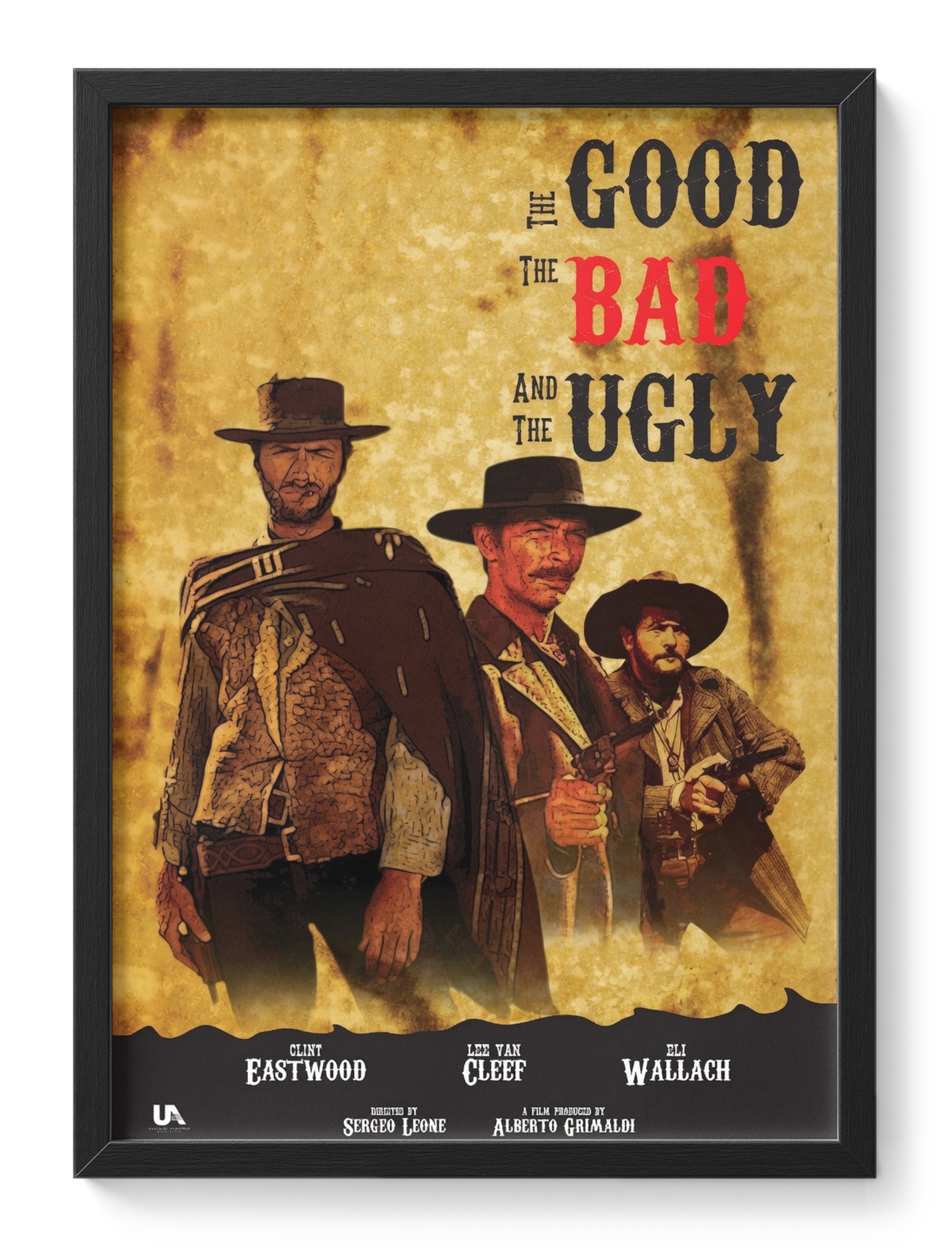 Good Bad Ugly Clint Eastwood Spaghetti Western Movie — main view