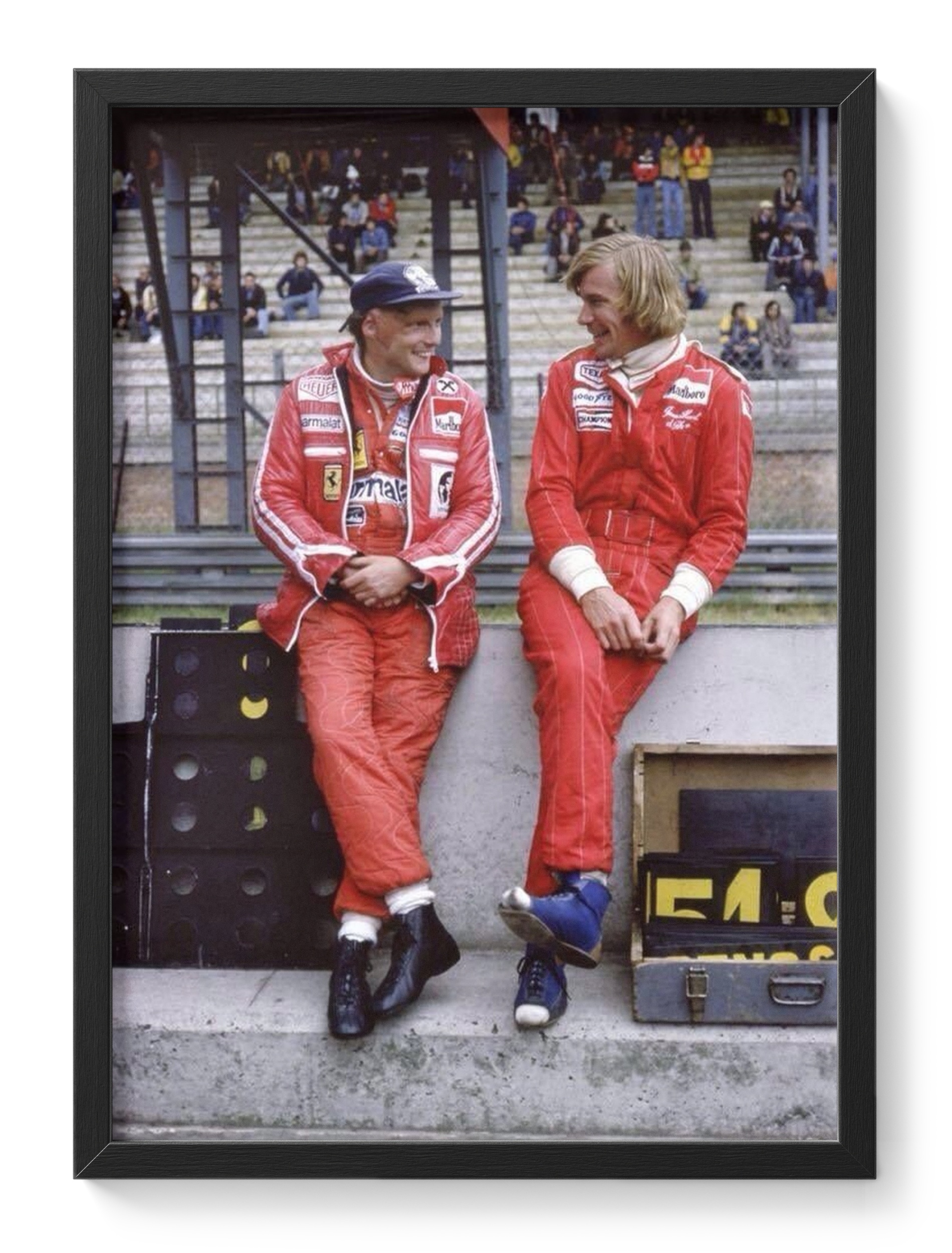 James Hunt Niki Lauda Formula One Rivals 1970s Racing — main view