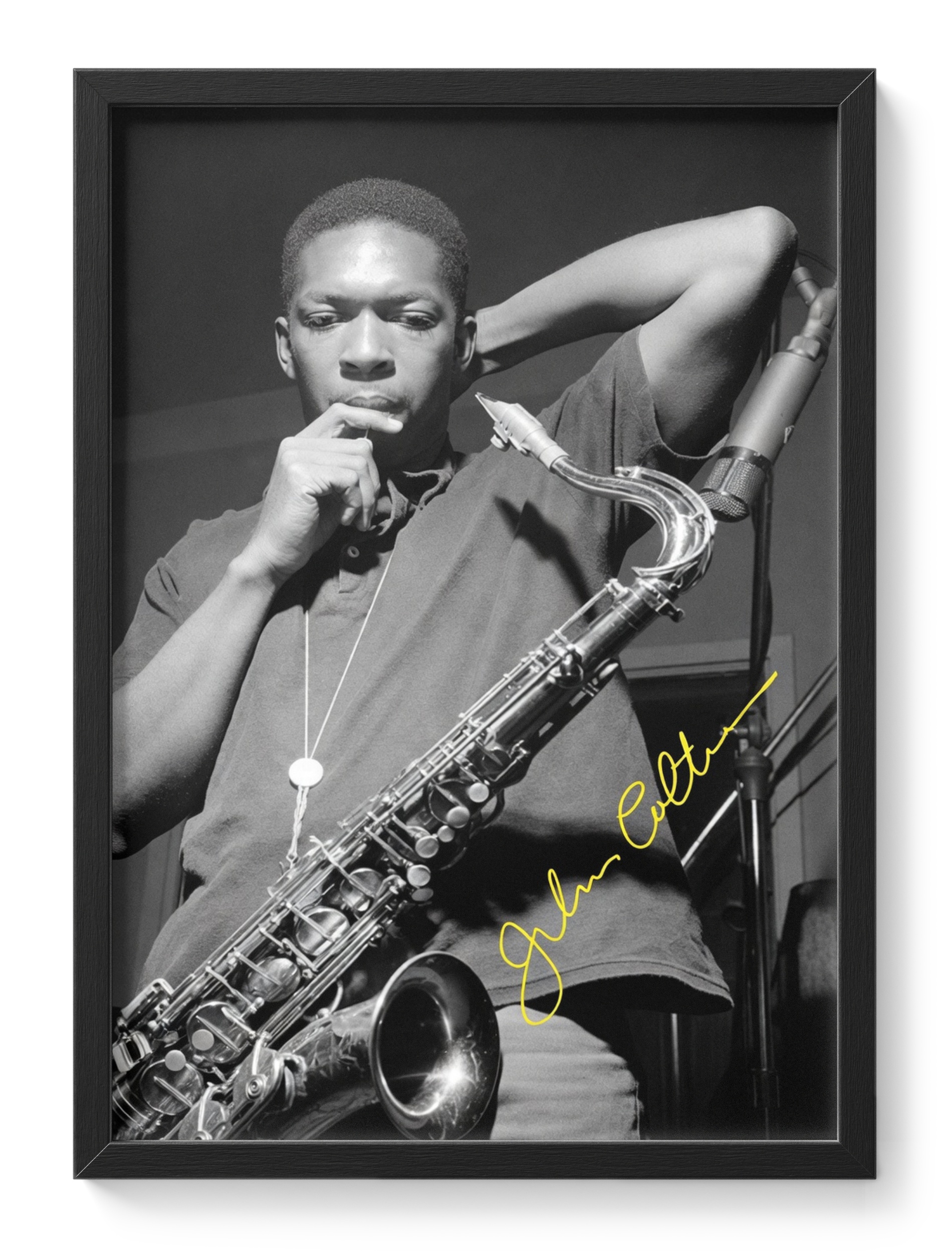 John Coltrane Jazz Saxophone Legend Bebop Portrait — main view