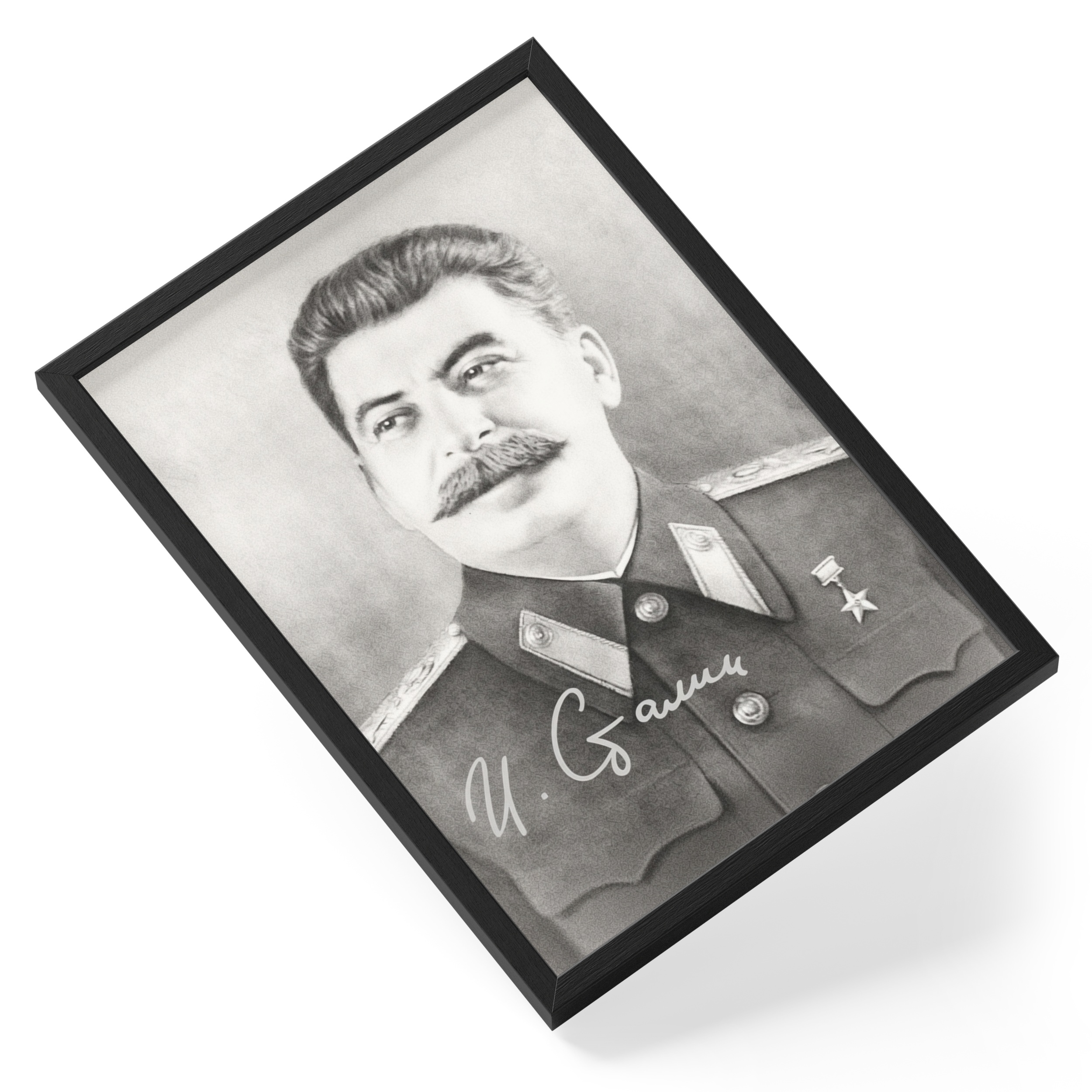 Joseph Stalin Soviet Union Leader Historical Portrait — angled view