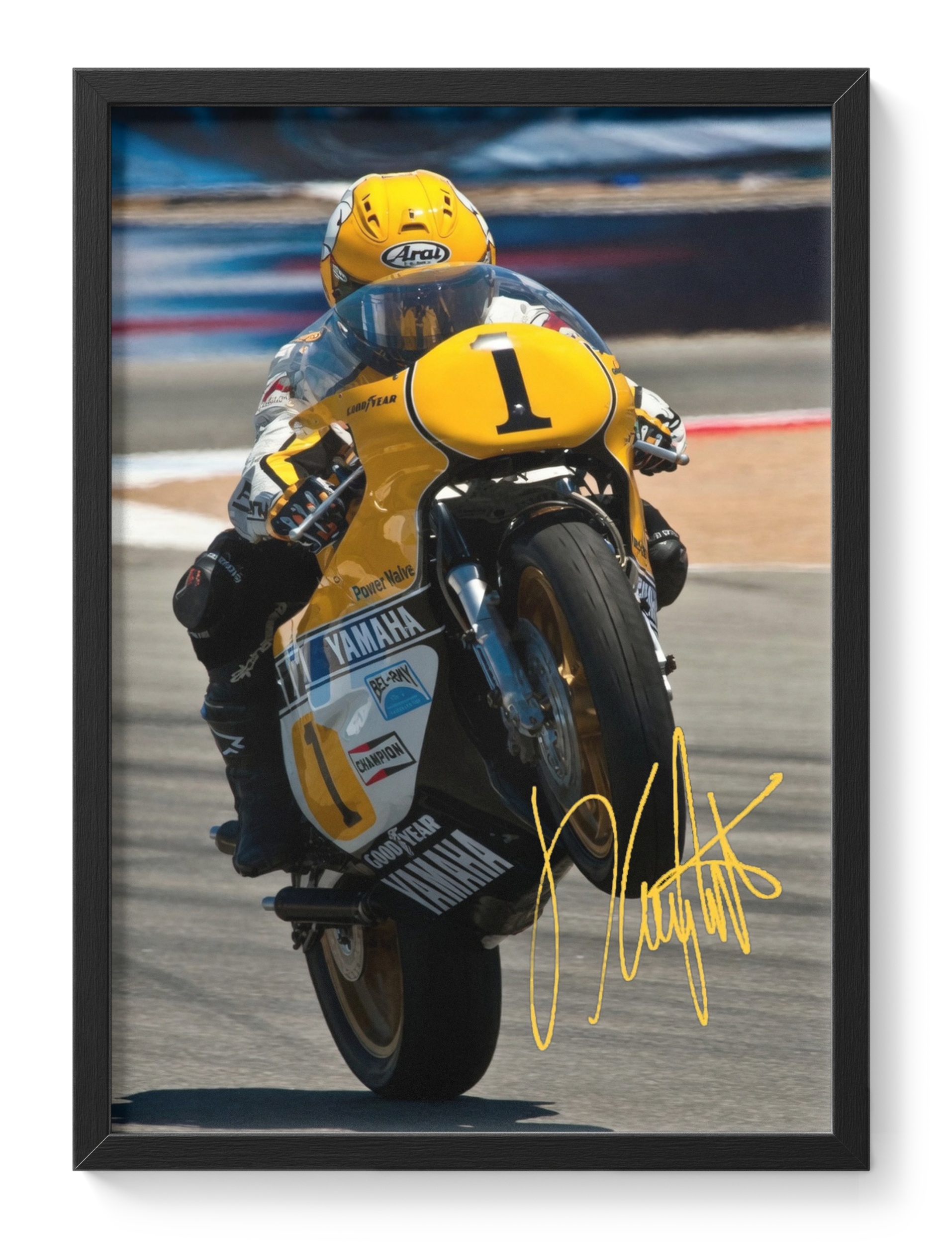 Kenny Roberts Motogp Motorcycle Racing Champion Portrait — main view