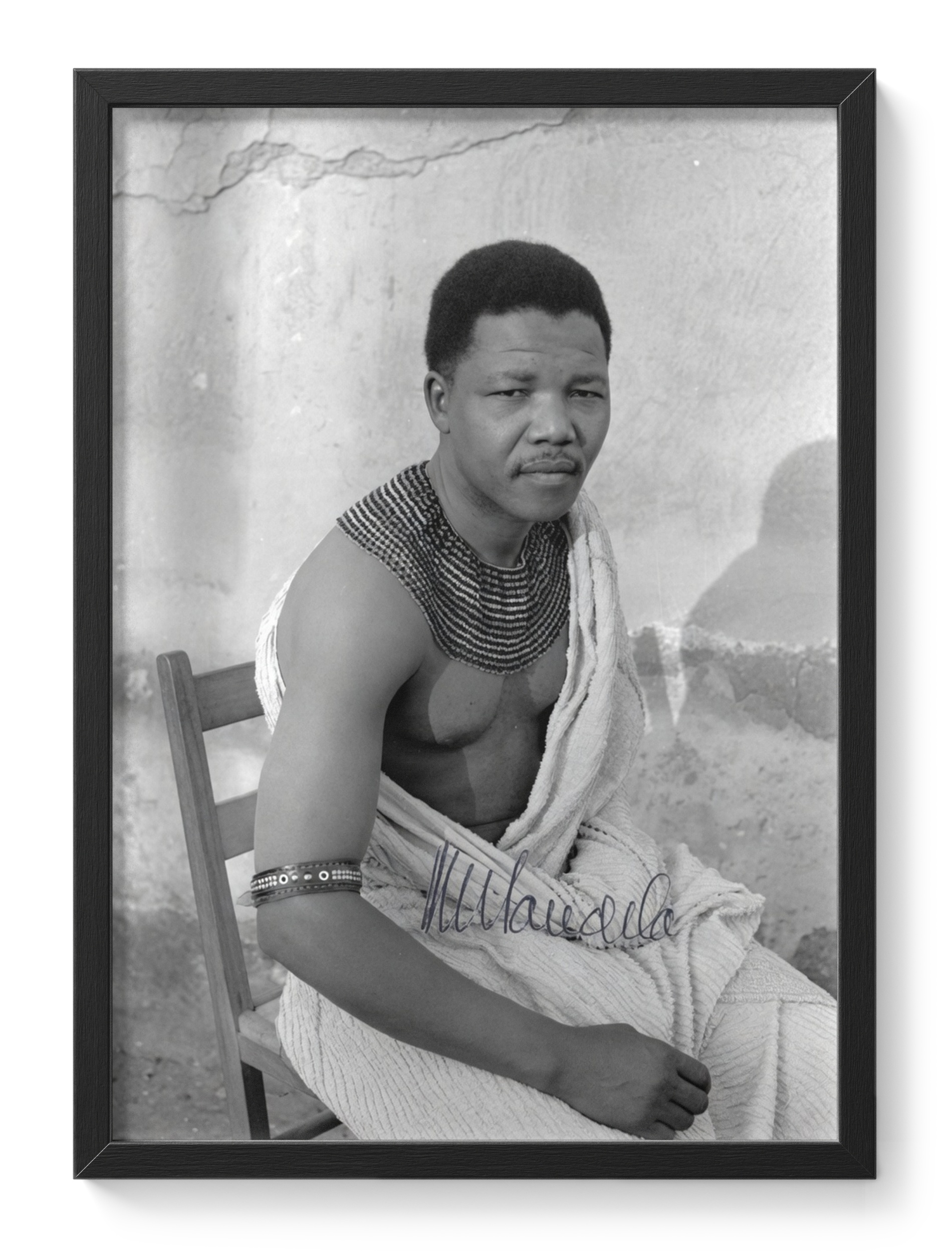 Nelson Mandela South Africa Freedom Leader Portrait — main view
