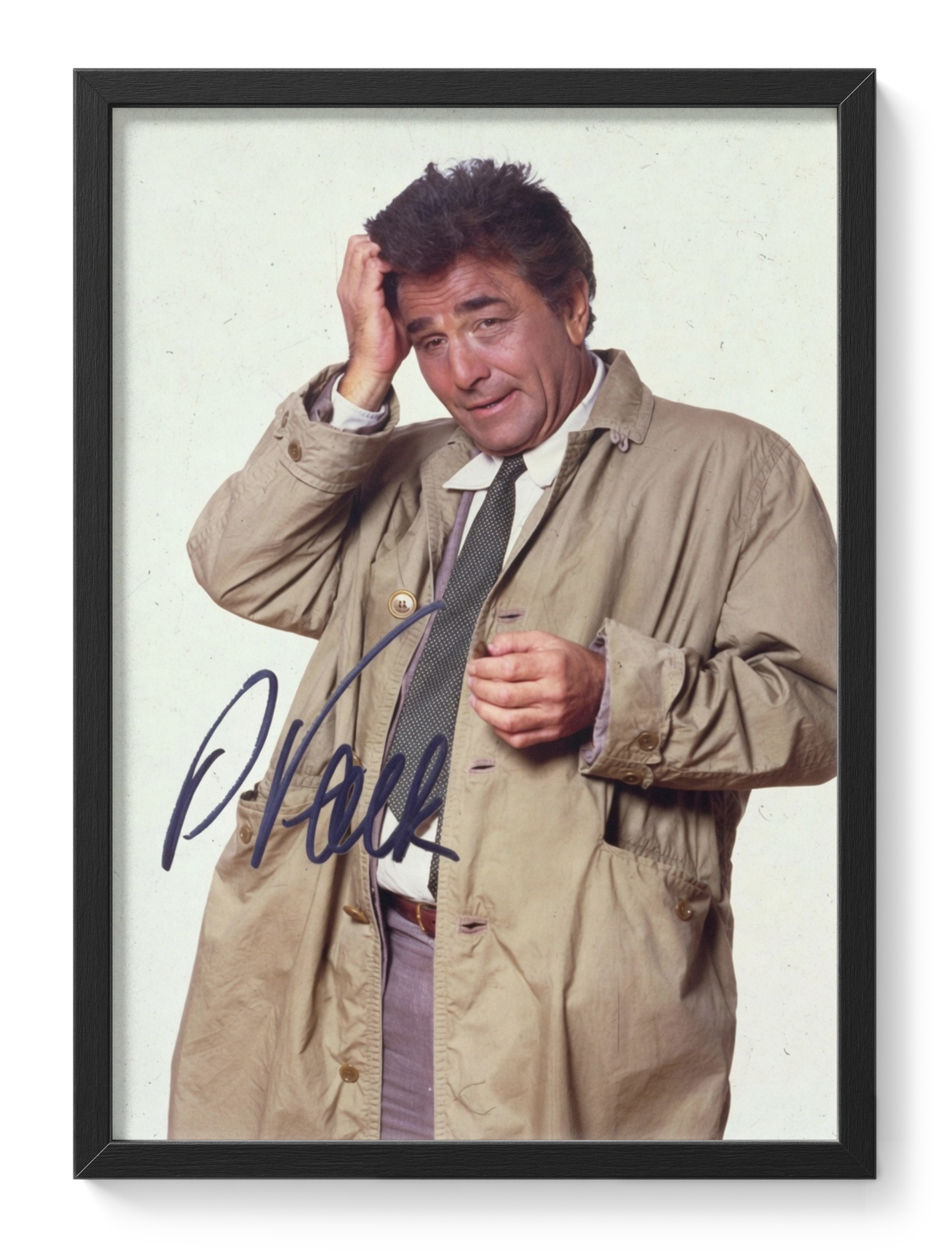 Peter Falk Columbo Detective Tv Show Classic Portrait — main view