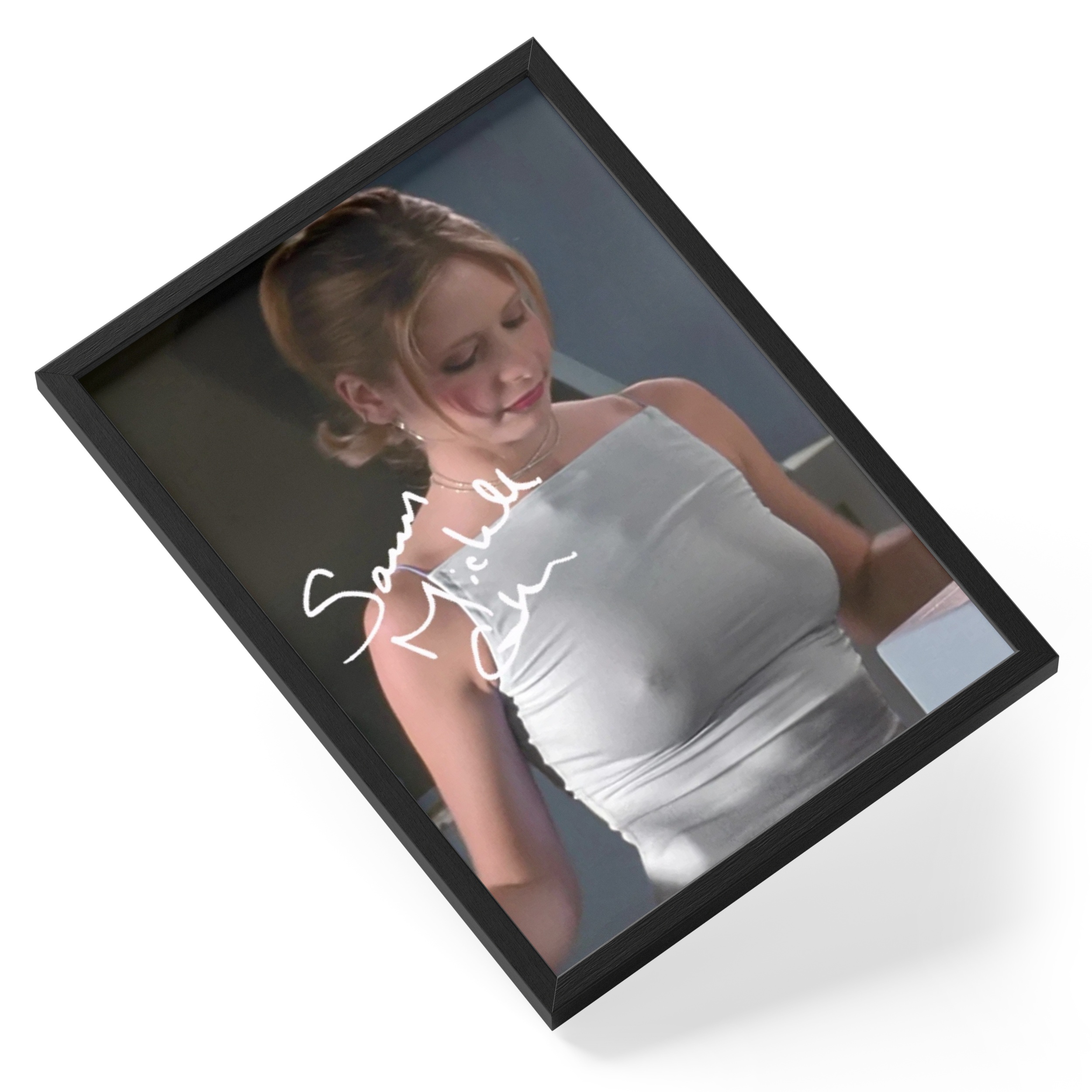 Sarah Michelle Gellar Buffy Actress Portrait Photo — angled view