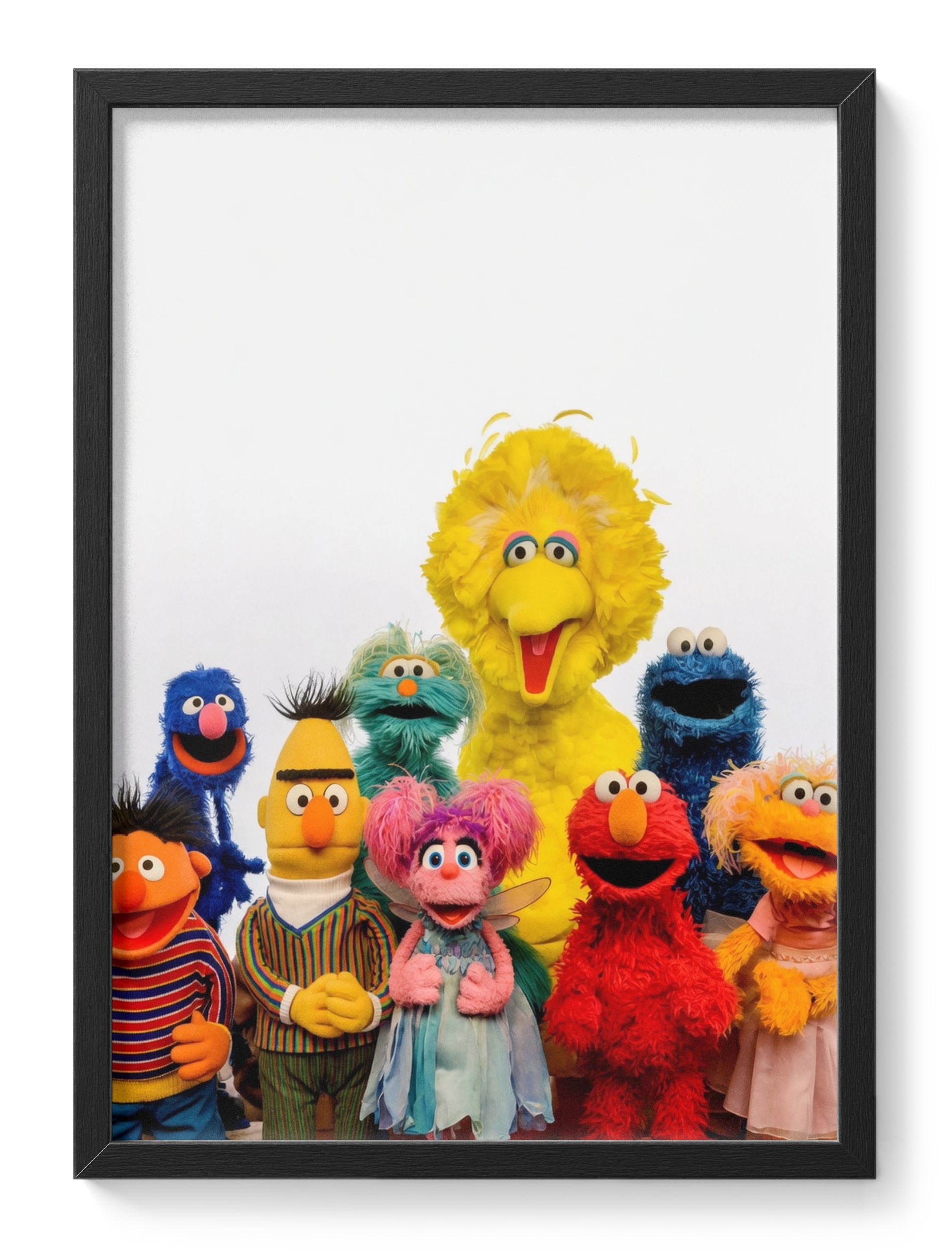 Sesame Street Bert Ernie Big Bird Elmo Kids Tv Characters — main view