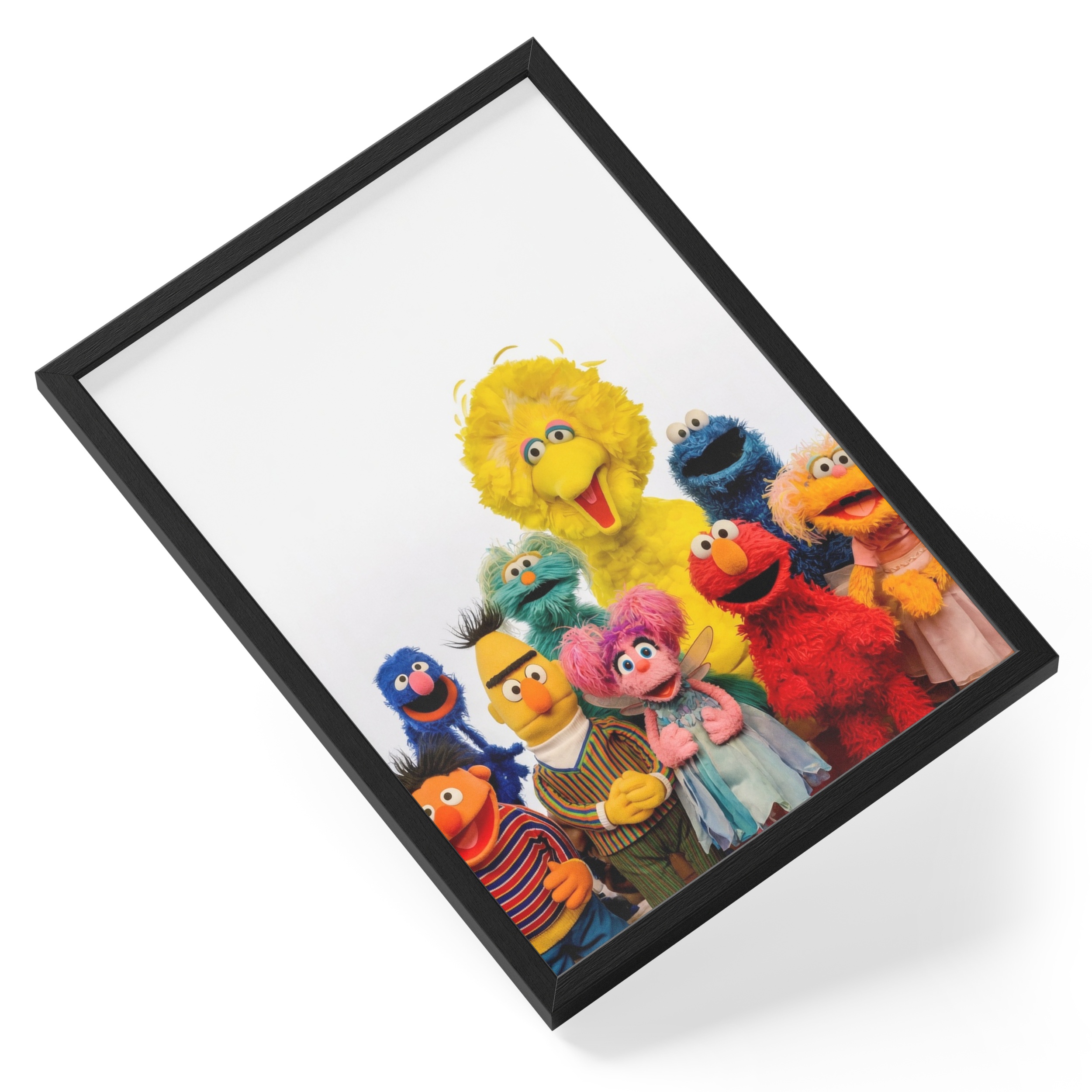 Sesame Street Bert Ernie Big Bird Elmo Kids Tv Characters — angled view