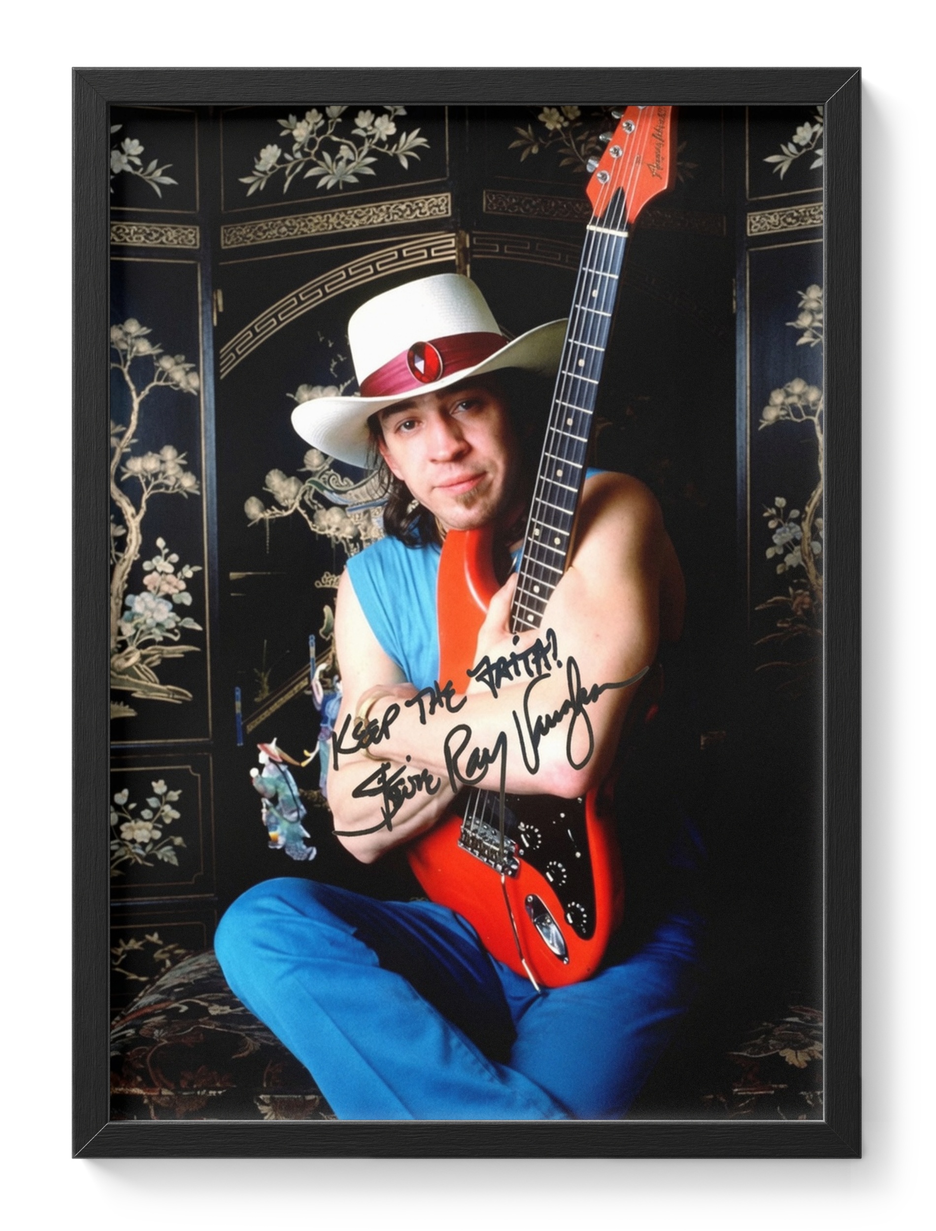 Stevie Ray Vaughan Blues Guitarist Texas Legend Portrait — main view