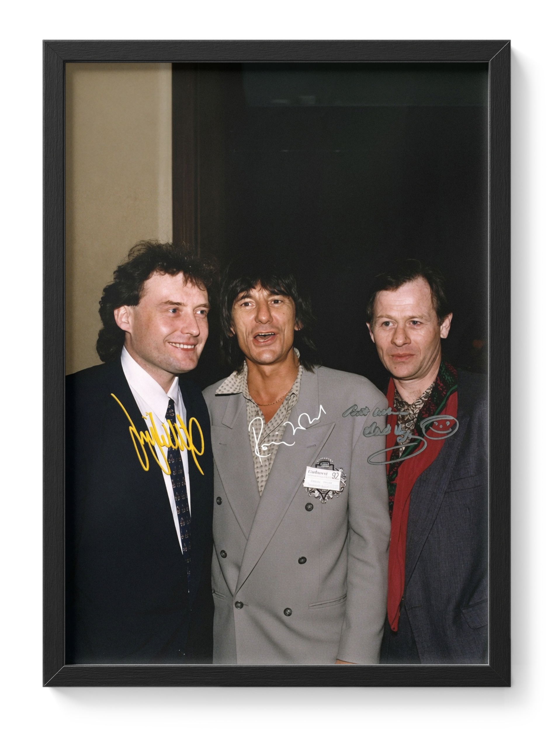 Alex Higgins Jimmy White Ronnie Wood Snooker Rock Portrait — main view