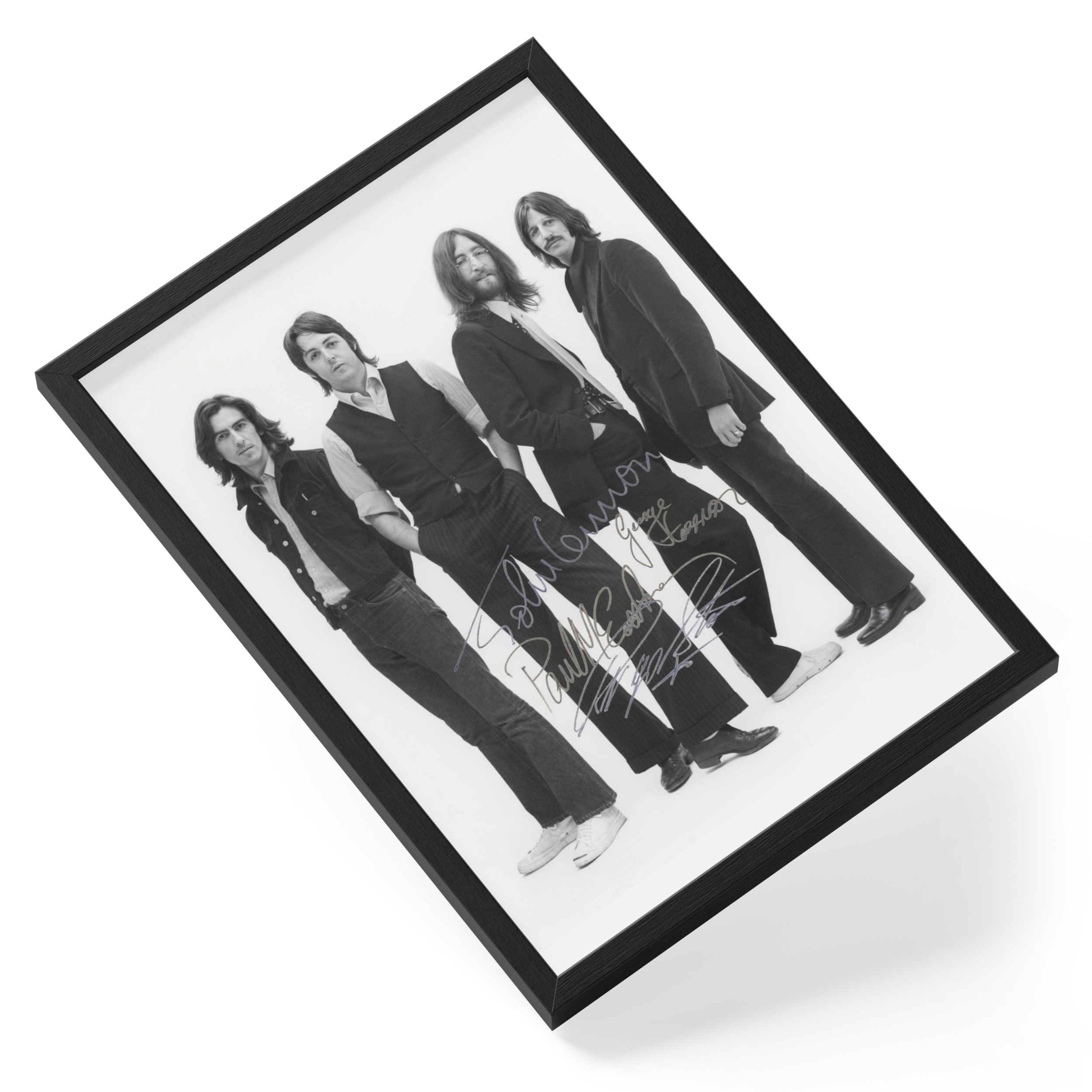Beatles Band Fab Four Studio Classic Portrait — angled view