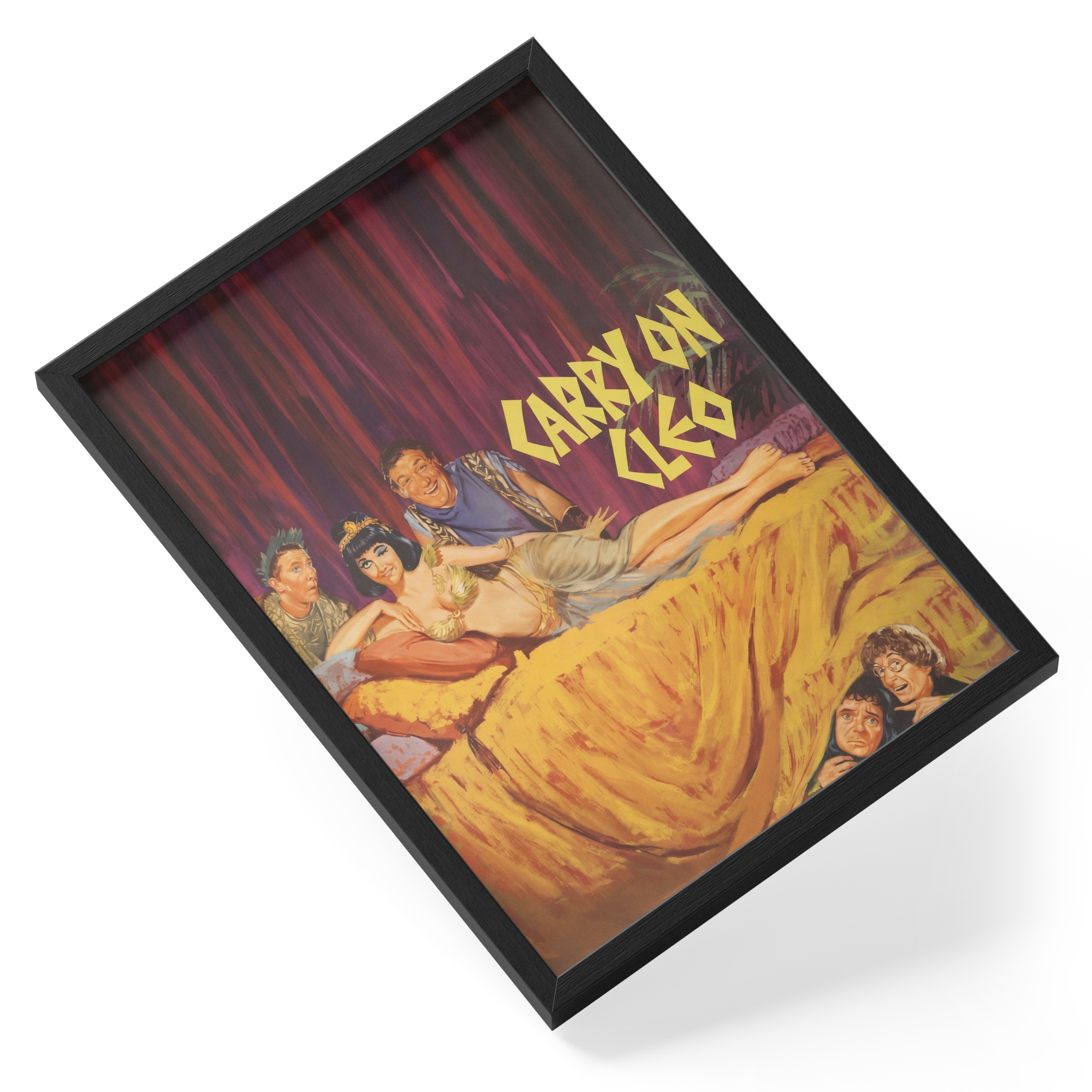 Carry Cleo Sid James Amanda Barrie British Comedy Movie — angled view