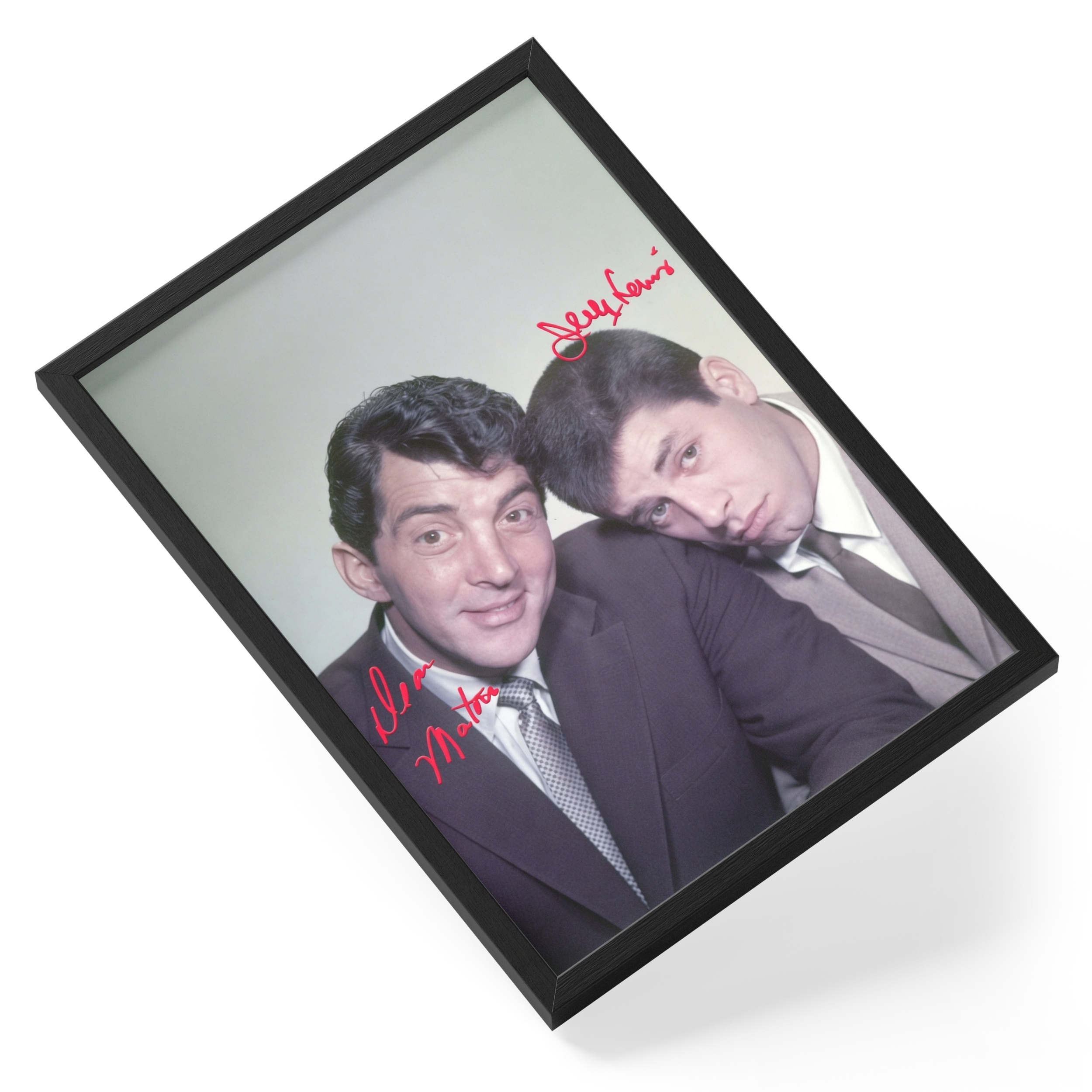 Dean Martin Jerry Lewis Comedy Duo Classic Portrait — angled view