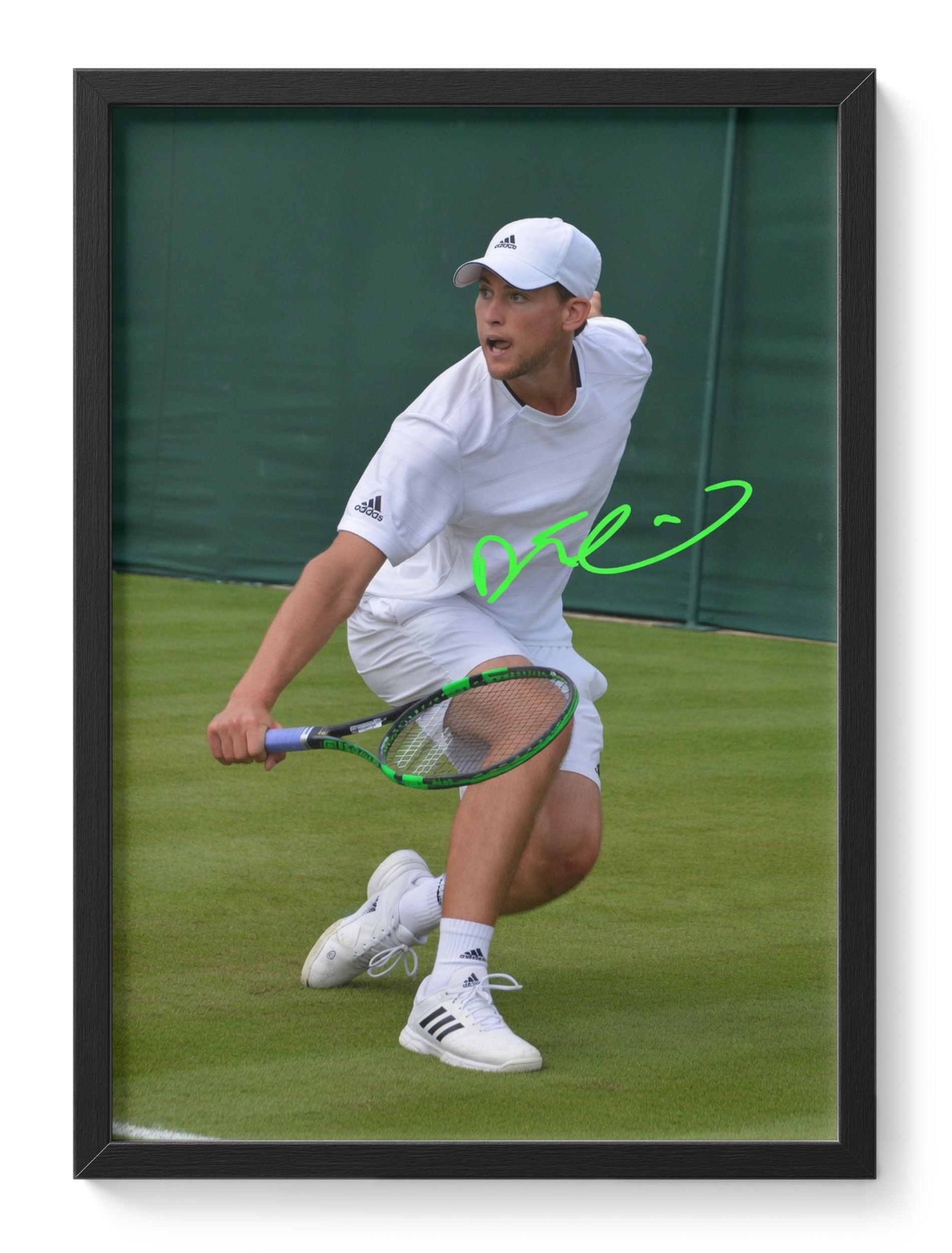 Dominic Thiem Tennis Grand Slam Champion Portrait Signed — main view