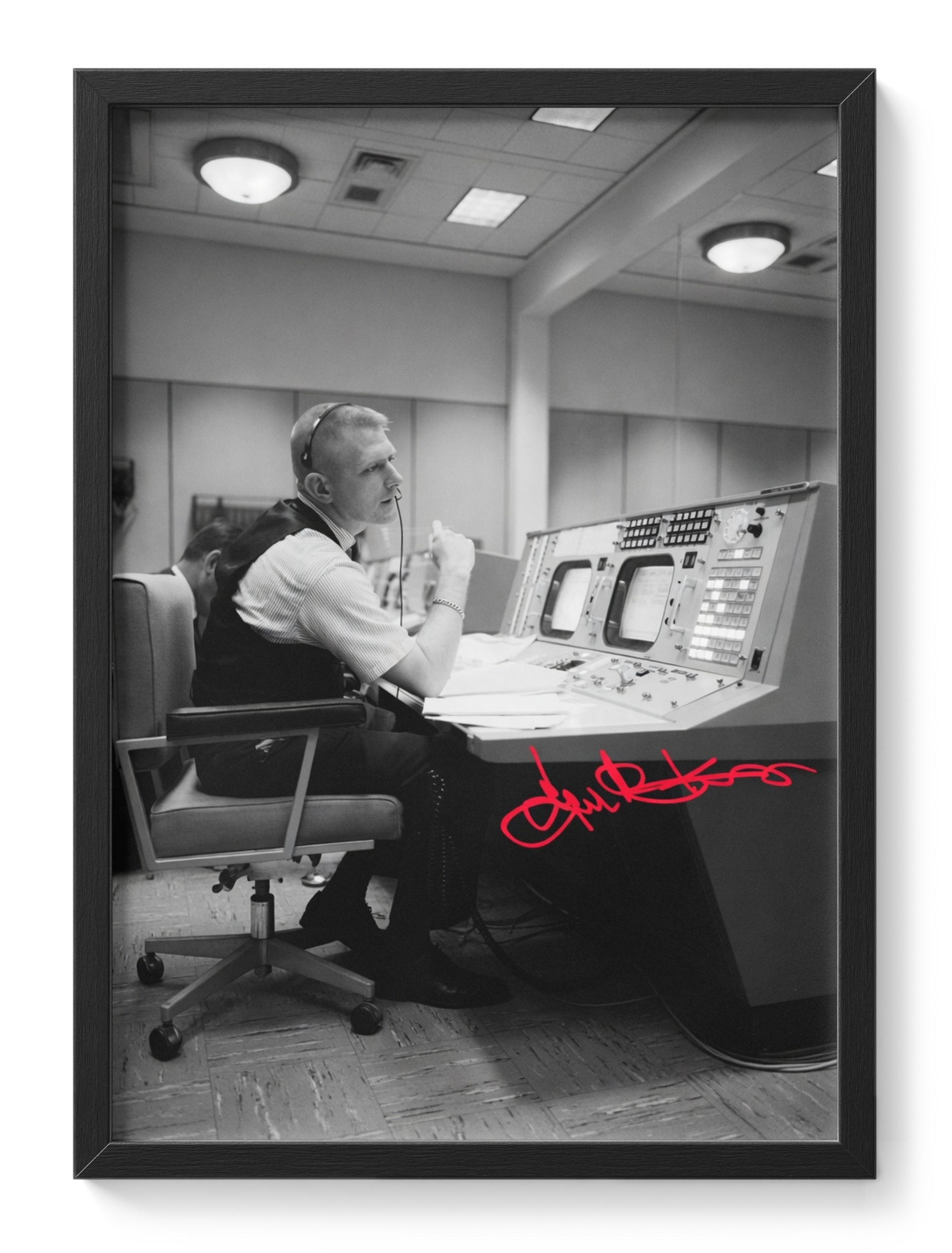 Gene Kranz Nasa Flight Director Apollo Mission Control — main view